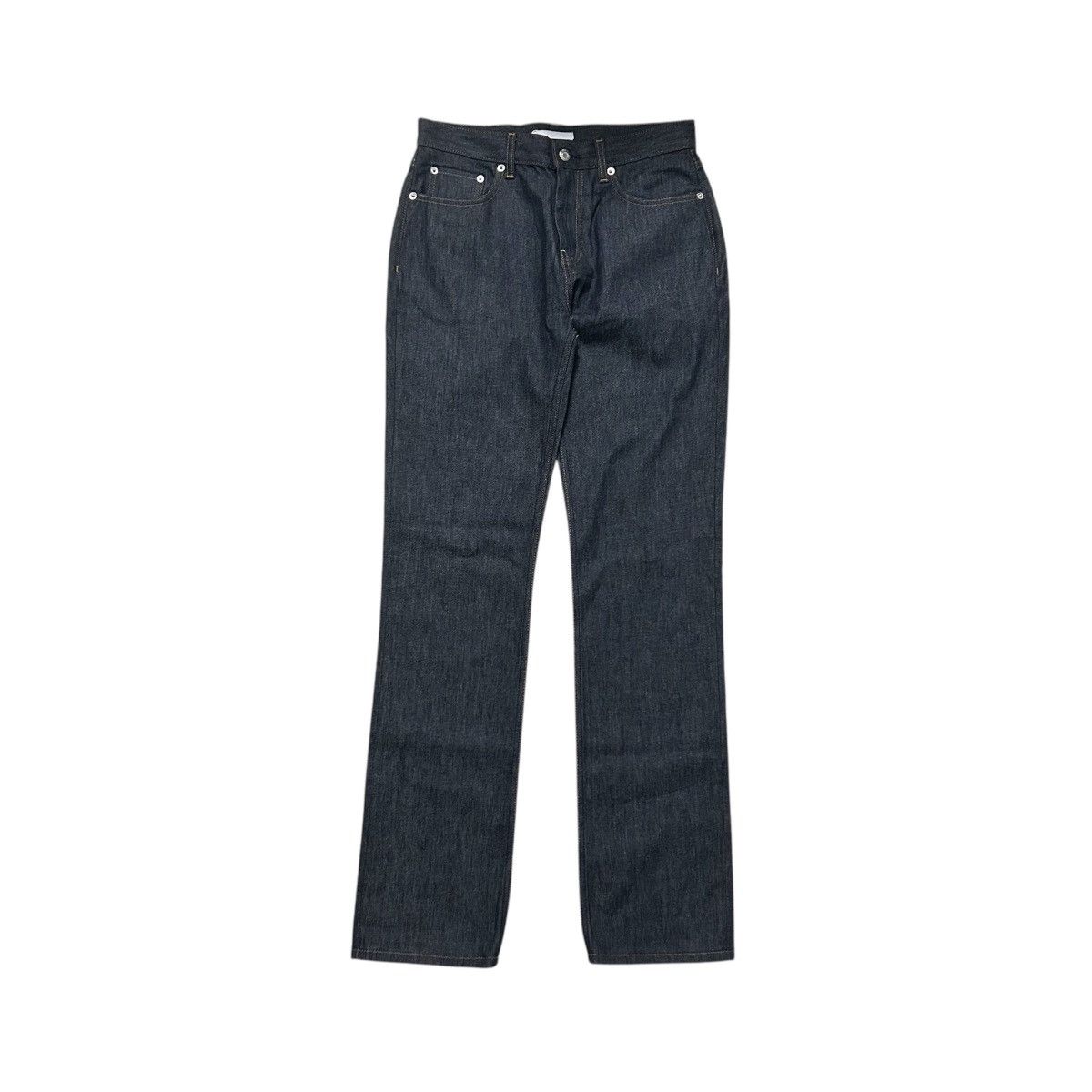 Helmut Lang New Helmut Lang Raw Indigo Slim Straight Jeans Size 30 Size US 30 / EU 46 - 1 Thumbnail