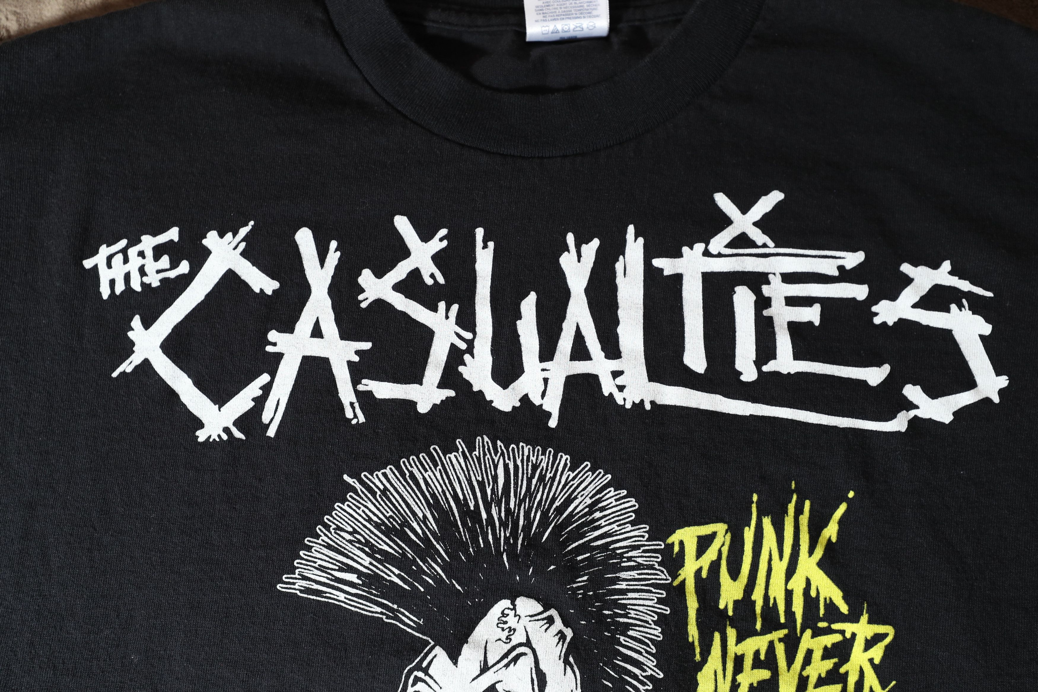Band Tees The Casualties Punk Never Dies Stand and Fight Tee (XL) Size US XL / EU 56 / 4 - 5 Thumbnail