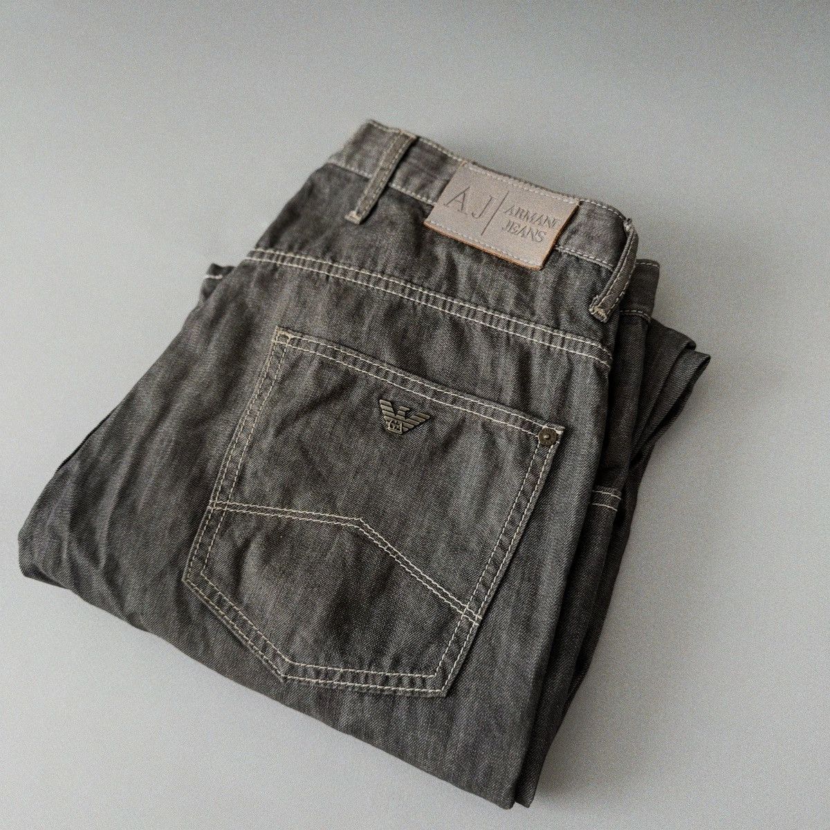 Armani 00s ARMANI Slim Jeans Size US 34 / EU 50 - 4 Thumbnail