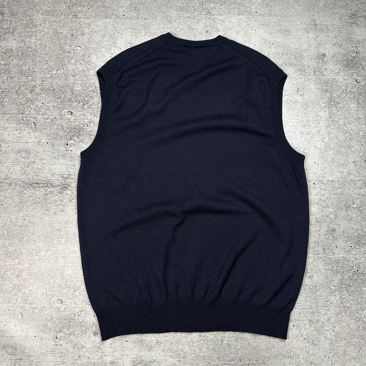 Gran Sasso Vintage Gran Sasso Vest Navy Blue Wool Men’s Size XL Size US XL / EU 56 / 4 - 7 Thumbnail