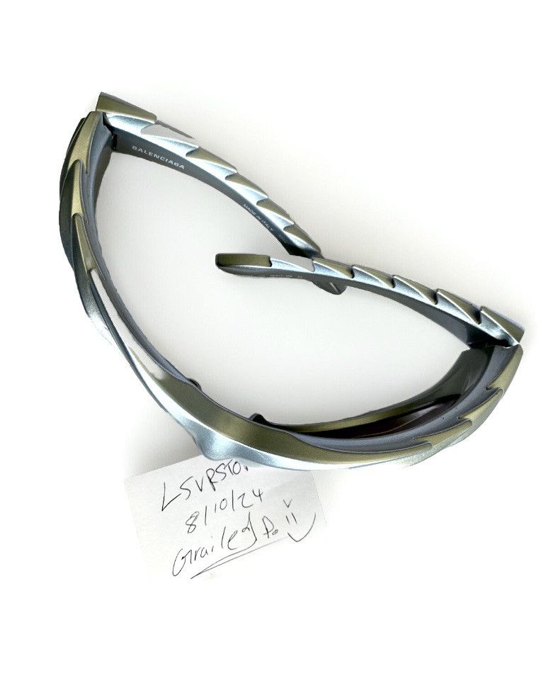 Balenciaga Balenciaga Spike Rectangle Sunglasses Size ONE SIZE - 7 Thumbnail