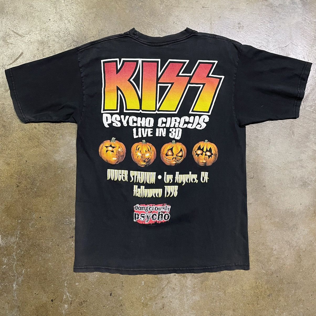 1998 KISS Psycho Circus LARGE Band T-shirt. No Tag. Rare
