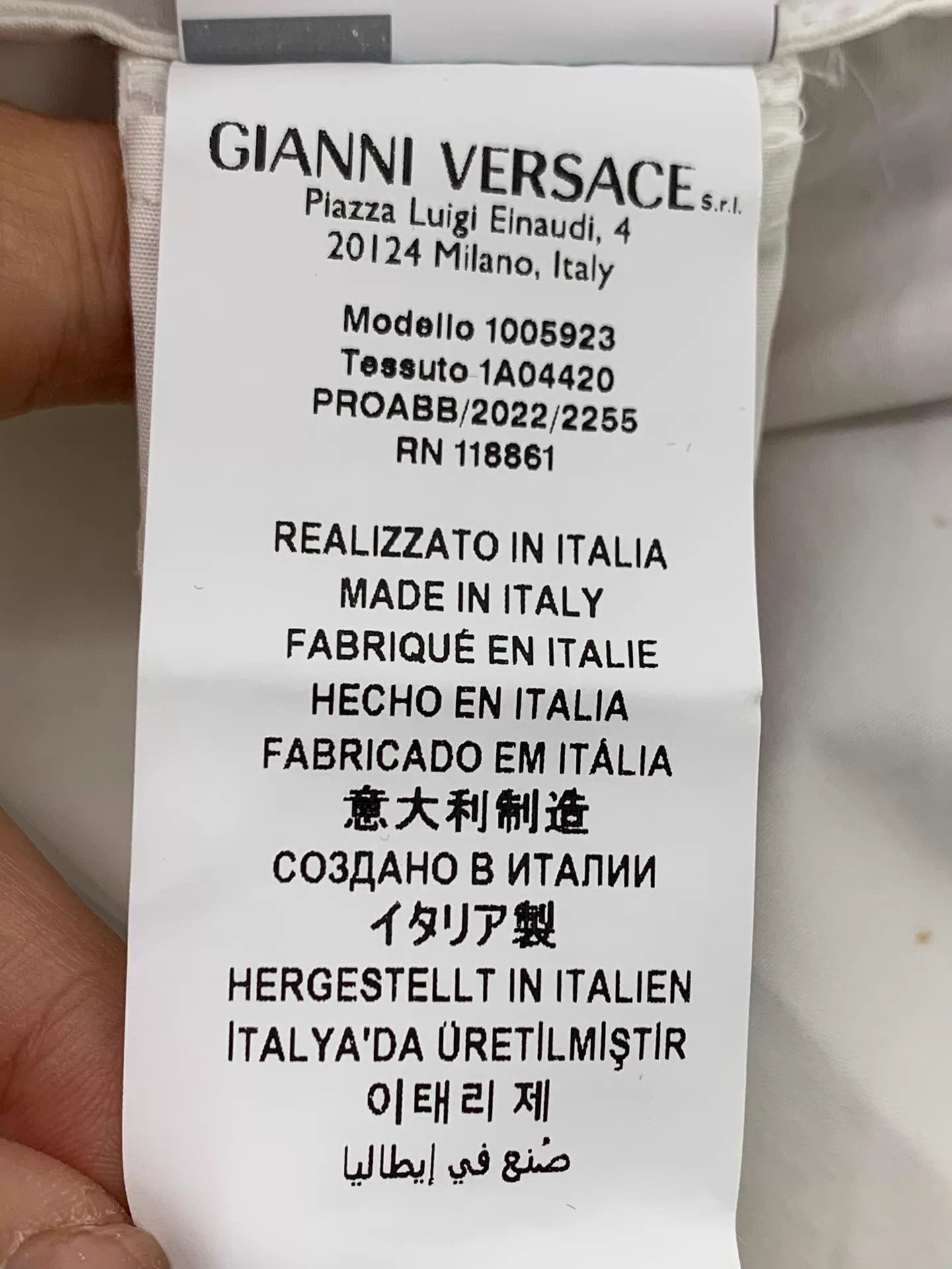 Versace Versace Printed Color-Blocked Shirt 38 New Size XS / US 0-2 / IT 36-38 - 6 Thumbnail