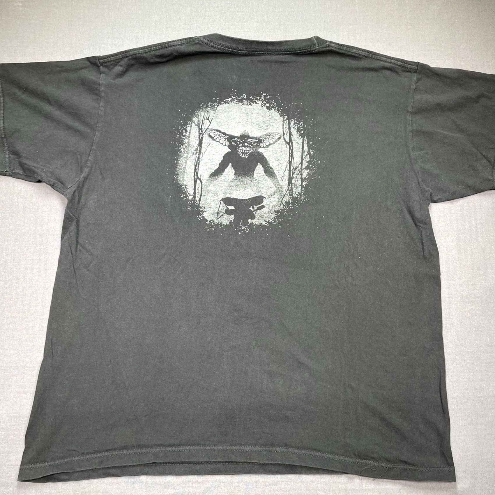 Rucking Fotten Gremlins Shirt Mens L Black Striped Graphical Jack Daniels Horror Resurreccion 90s Movie Mens Size US L / EU 52-54 / 3 - 5 Thumbnail