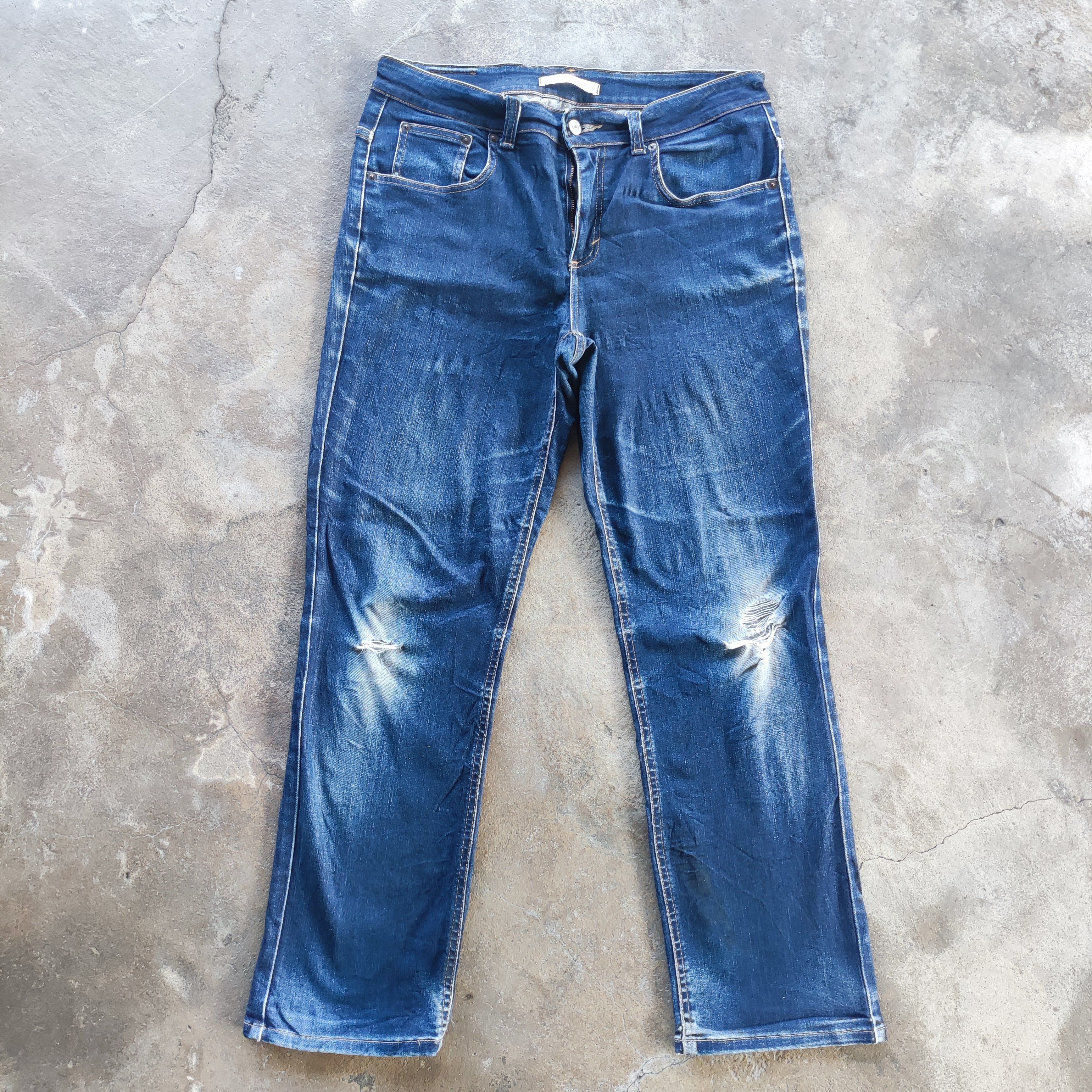 Edwin Vintage Edwin Brand Jeans Distressed Ripped Pants Size US 34 / EU 50 - 1 Thumbnail