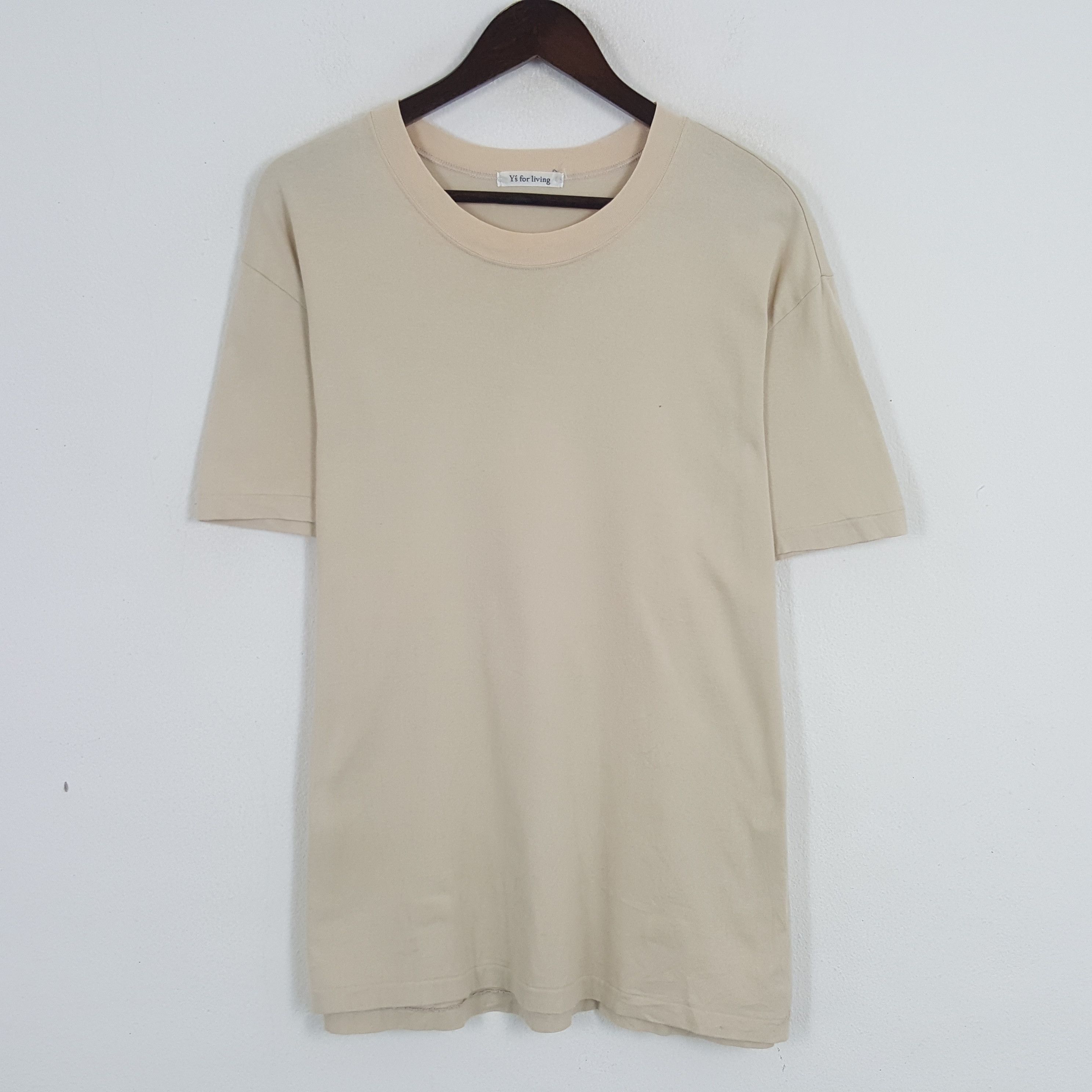 Issey Miyake × Japanese Brand × Vintage Vintage Y's For Living by Issey Miyake Plain Tshirt Size US L / EU 52-54 / 3 - 1 Thumbnail