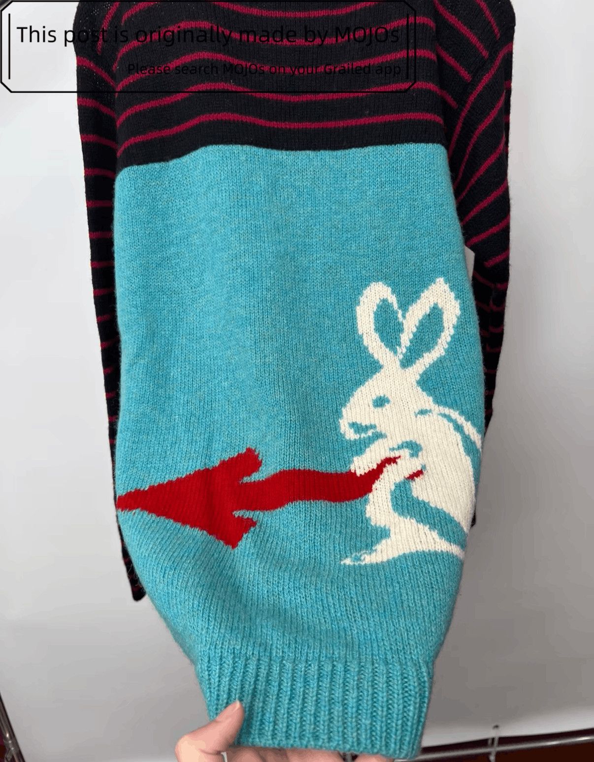 Prada Sz 50 Prada 16SS Rabbit Arrow Knitwear mojos2004 Size US M / EU 48-50 / 2 - 4 Thumbnail