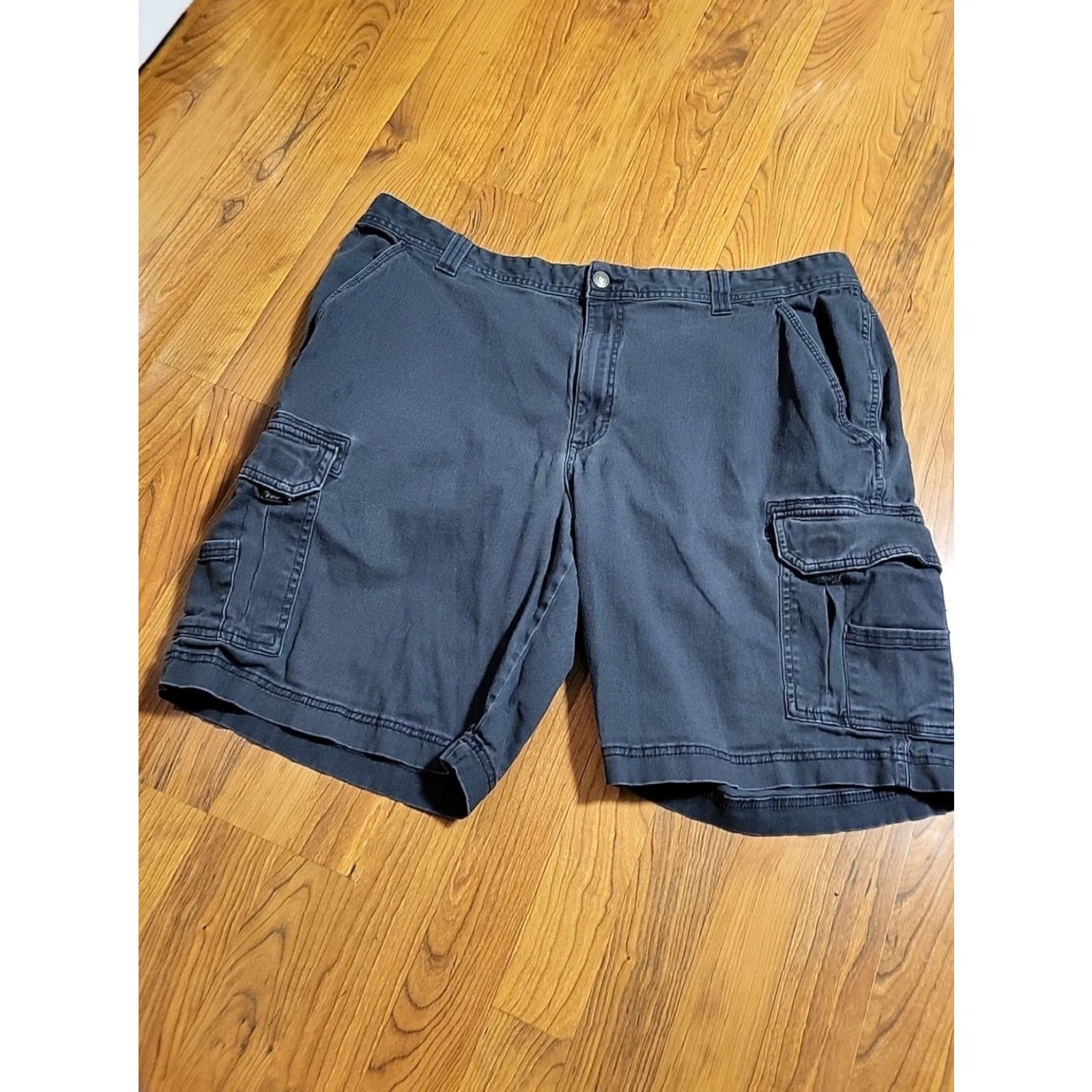 Vintage VINTAGE Redhead Brand Co. Cargo Shorts 42" Waist 20" Length Blue 6 Pocket Mens Size US 42 / EU 58 - 7 Thumbnail