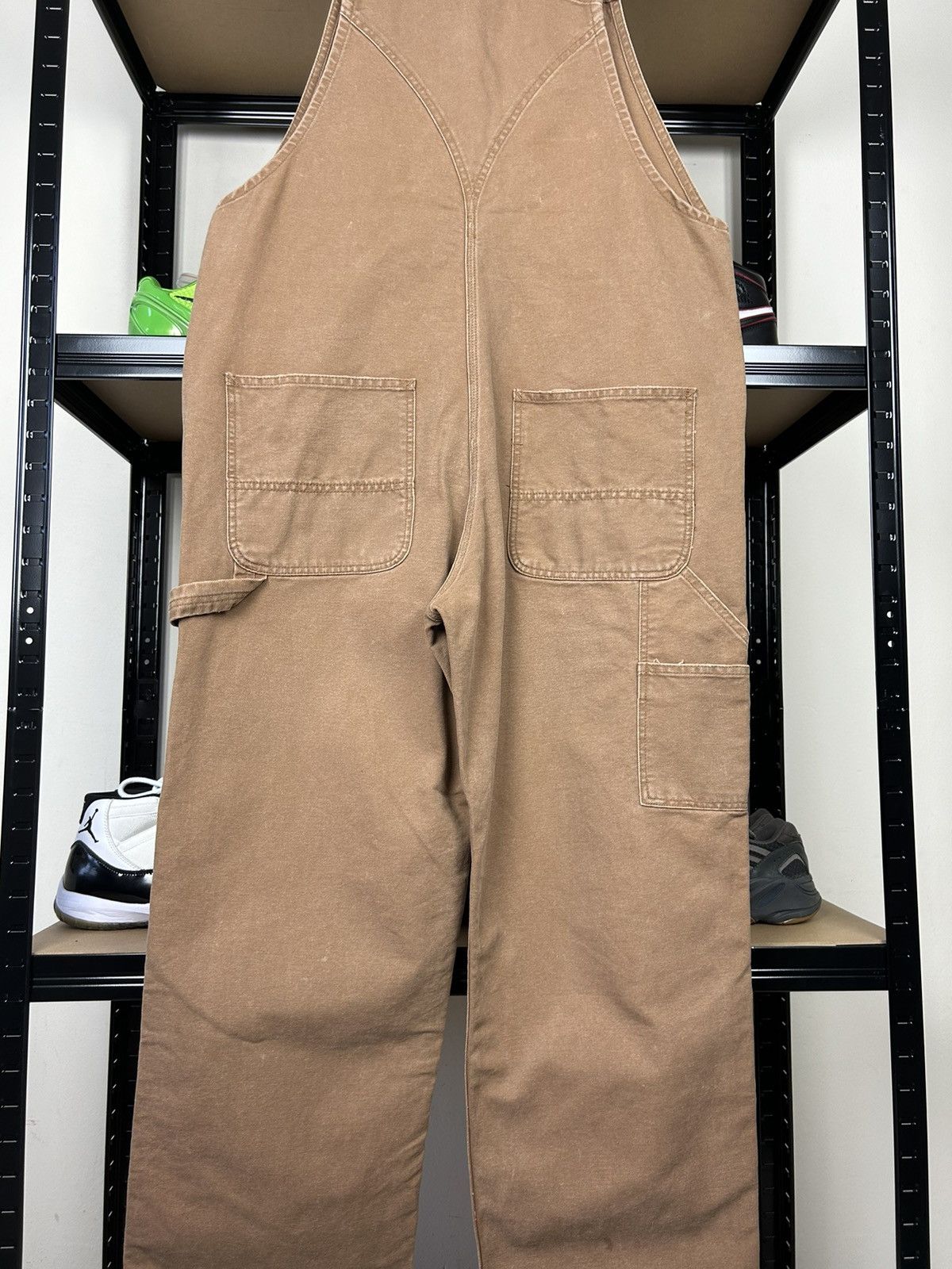 Carhartt × Vintage CARHARTT VINTAGE BOXY LOGO BAGGY FIT BIB OVERALS Size US 36 / EU 52 - 9 Thumbnail