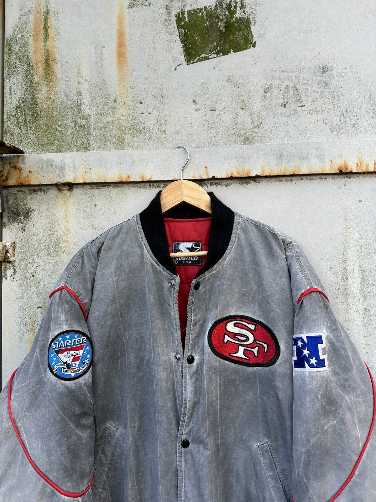 Vintage **grail**Vintage Starter San Francisco 49ers Bomber Jacket Size US XL / EU 56 / 4 - 8 Thumbnail