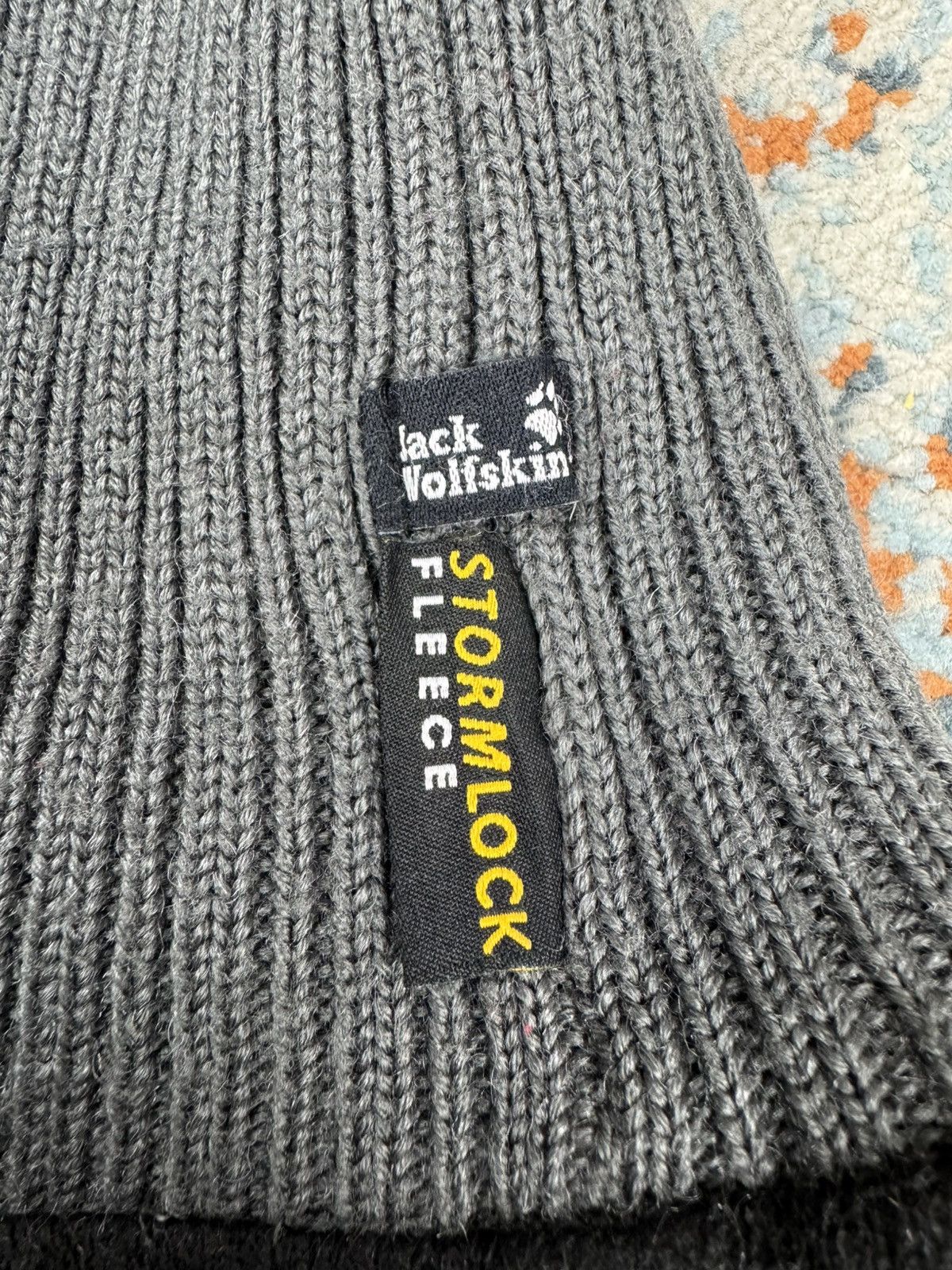 Jack Wolfskin × Vintage Vintage y2k Jack Wolfskin ribbed beanie lined with fleece Size ONE SIZE - 3 Thumbnail