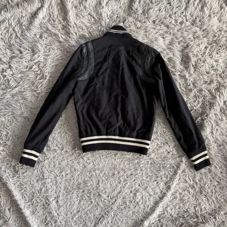 Saint Laurent Paris Saint Laurent Paris Black Samurai Wool and Leather Basebal Size XXS / US 00 / IT 34 - 3 Thumbnail