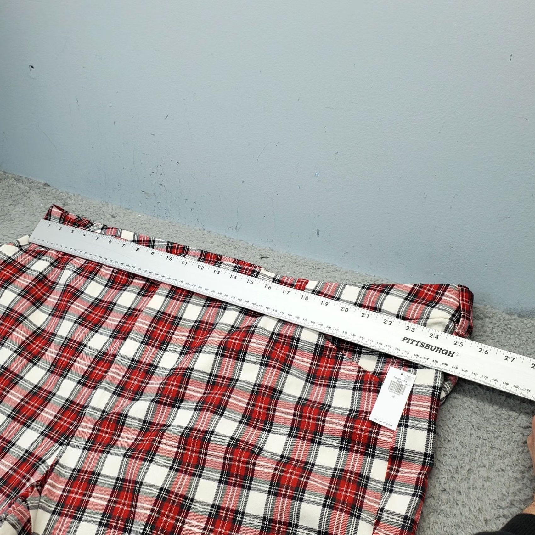 Old Navy Old Navy Women 28 Multi Plaid High Rise Pixie Skinny Pants Size 28" / US 6 / IT 42 - 5 Thumbnail