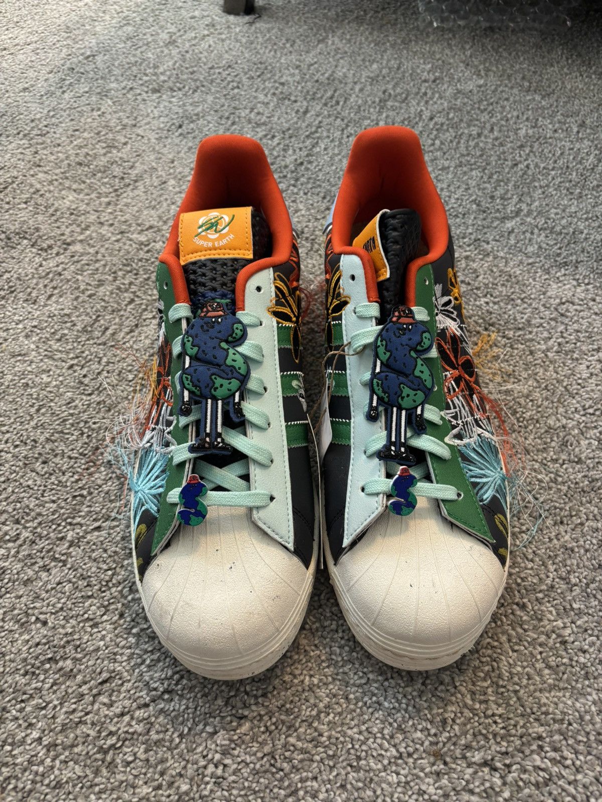 Adidas sean wotherspoon x adidas superstars Size US 12 / EU 45 - 4 Thumbnail