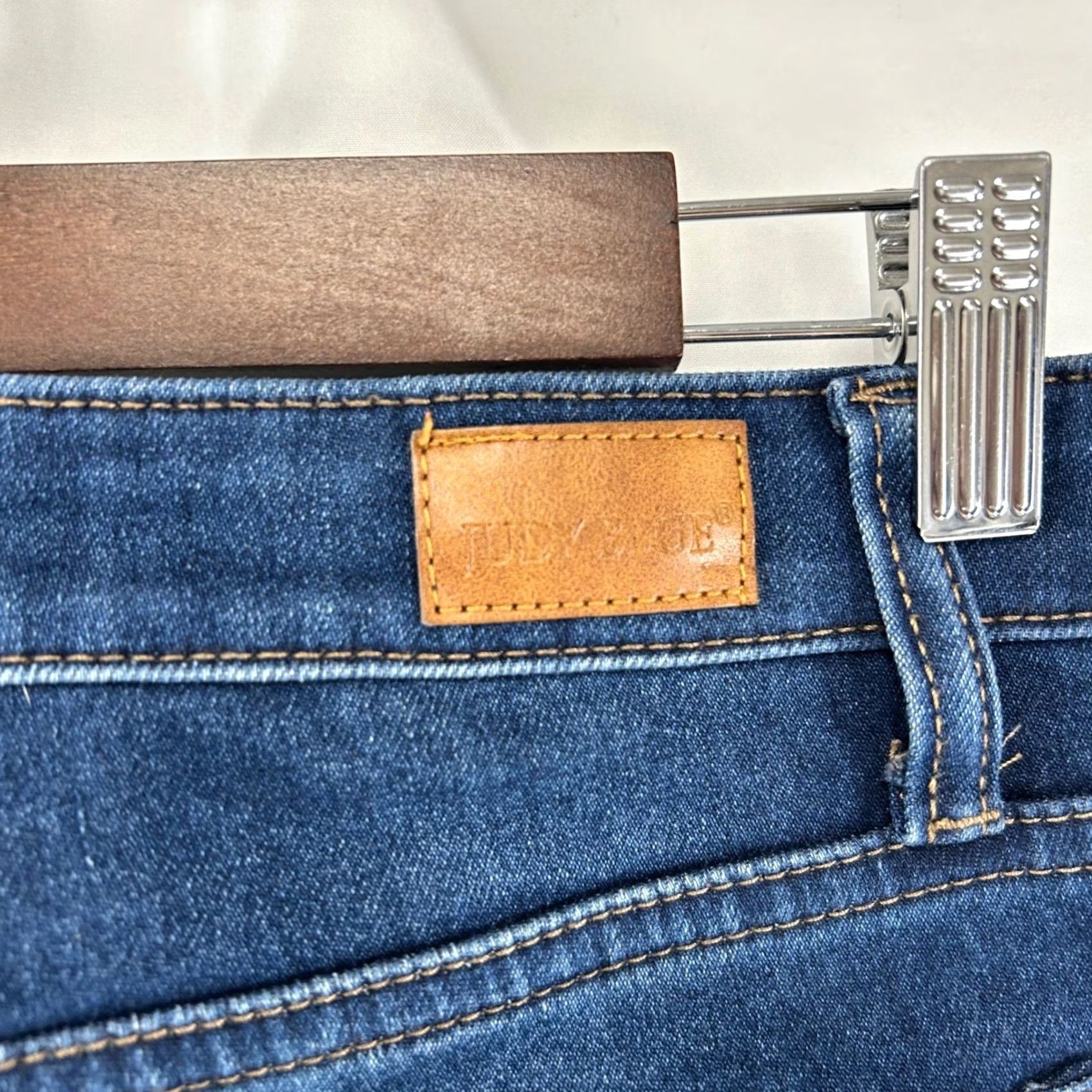 Vintage Judy Blue Skinny Jeans Womens 9 Dark Wash High Rise JB88113 5-Pocket Denim Stretch Comfort Slim Modern Size 30" / US 8 / IT 44 - 7 Thumbnail