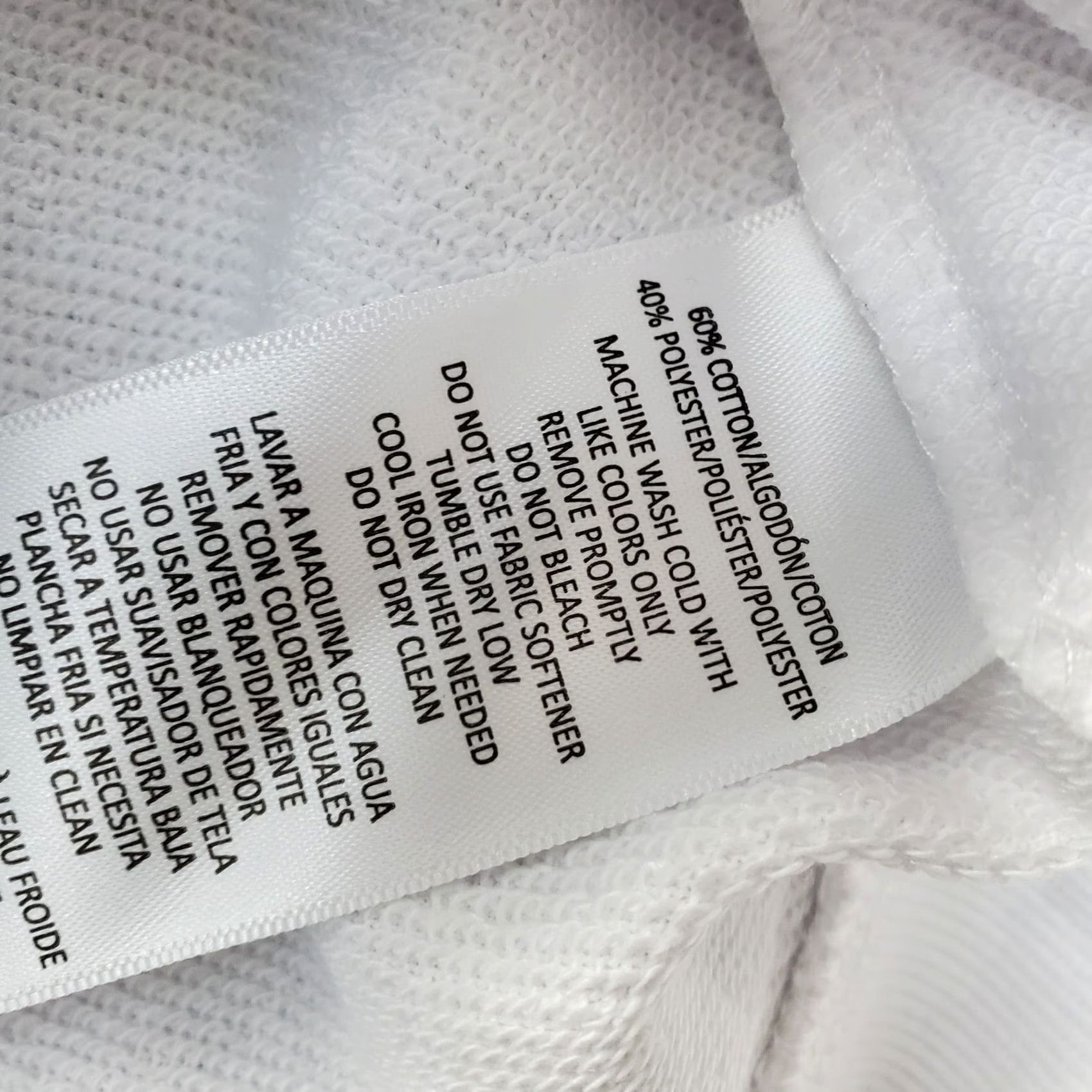 Calvin Klein Calvin Klein Performance Hoodie Womens XS White Cropped Spell Out Drawstring Hoodie Womens XS White USPS Size XS / US 0-2 / IT 36-38 - 7 Thumbnail