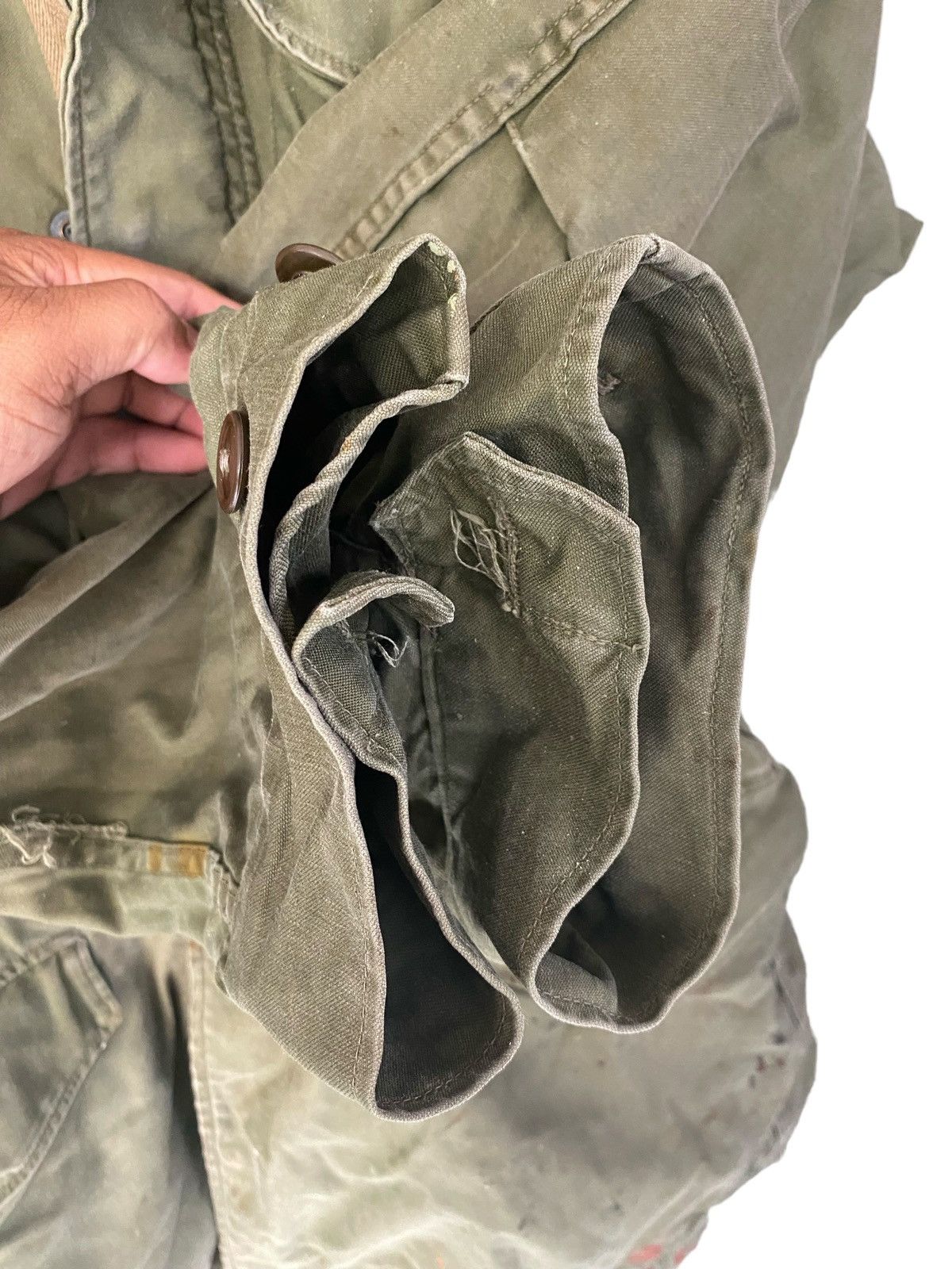 Buzz Rickson's Rare 🔥 Paint Splatter Twill Field Shell Field M-1951 US ARMY Size US M / EU 48-50 / 2 - 18 Thumbnail