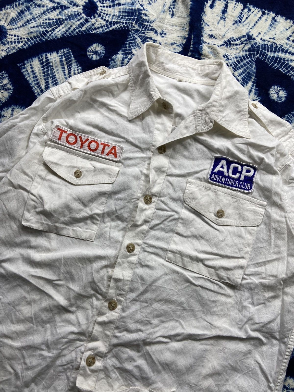 Vintage Vintage 80s Toyota Rally Desert Team Shirt Size US M / EU 48-50 / 2 - 3 Thumbnail