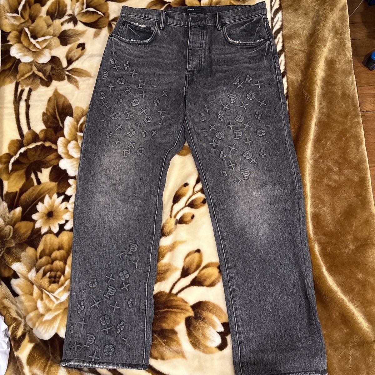 Purple Brand Black Purple Brand embroidered Size US 34 / EU 50 - 1 Thumbnail