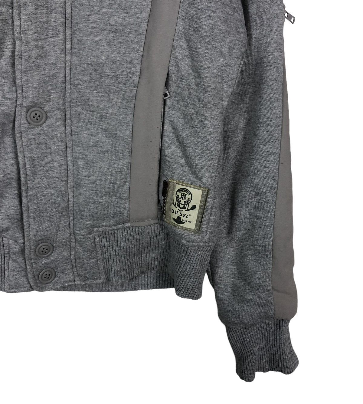 Diesel 🔥VINTAGE BIKER HOODIE JACKET DIESEL BONDAGE DESIGN Size US L / EU 52-54 / 3 - 5 Thumbnail