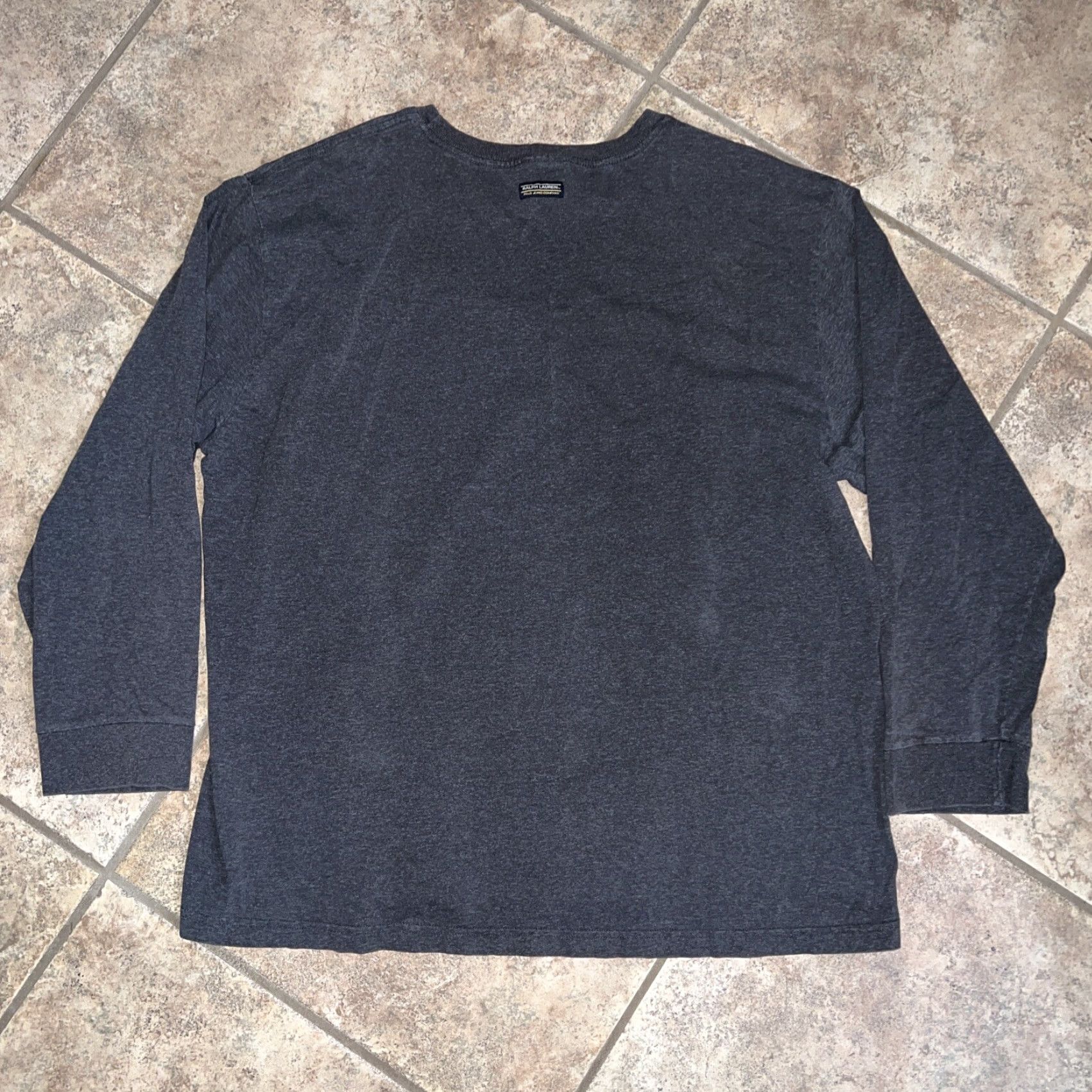 Polo Ralph Lauren VINTAGE Polo Jeans Co Gray Longsleeve T-Shirt Mens 2XL Gray Polo Ralph Lauren Shirt Mens 2XL Size US XXL / EU 58 / 5 - 4 Thumbnail