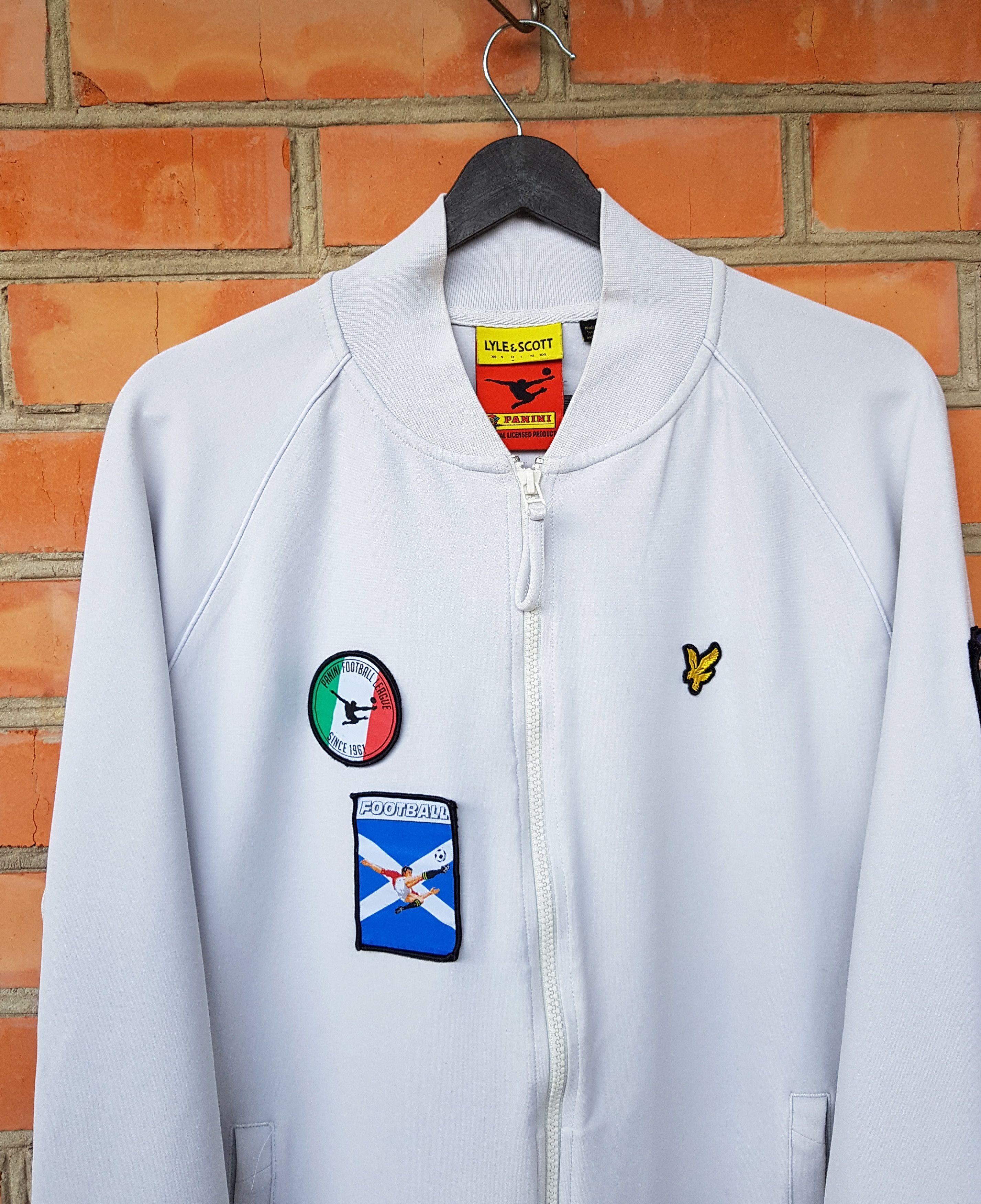 Lyle & Scott RARE Lyle & Scott x Panini Patched Track Top Full Zip Jacket Size US M / EU 48-50 / 2 - 4 Thumbnail