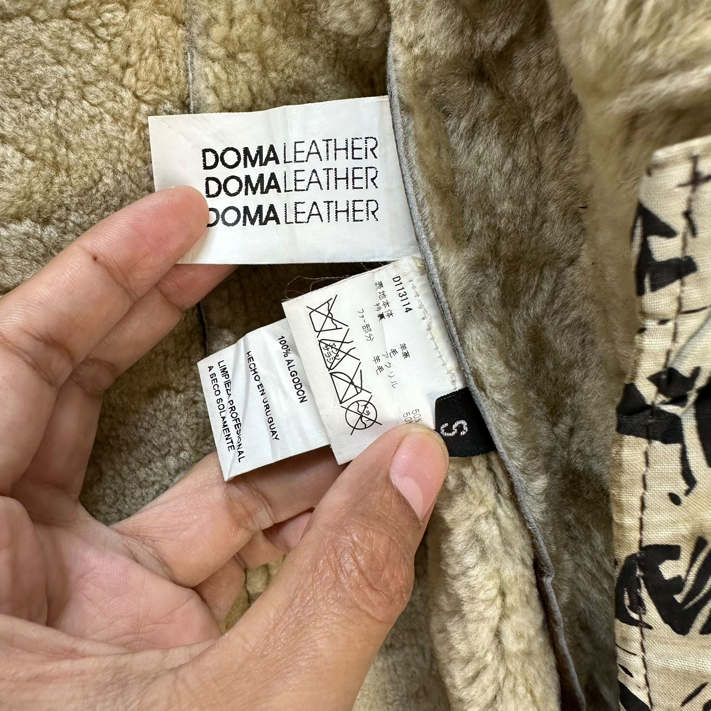 Genuine Leather DOMA LEATHER Jacket Women's Shearling Jacket #1511-A62 Size S / US 4 / IT 40 - 13 Thumbnail