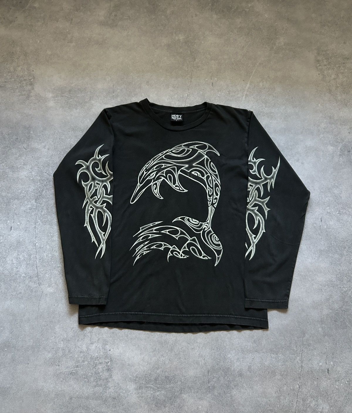 Band Tees Vintage Heavy Metal y2k spiral long-sleeved true faded Size US L / EU 52-54 / 3 - 2 Thumbnail