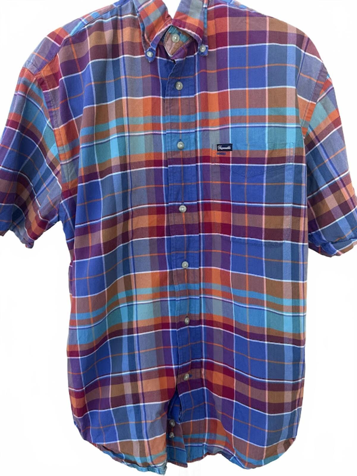 Faconnable Faconnable Plaid Button Down Shirt Size US S / EU 44-46 / 1 - 1 Thumbnail