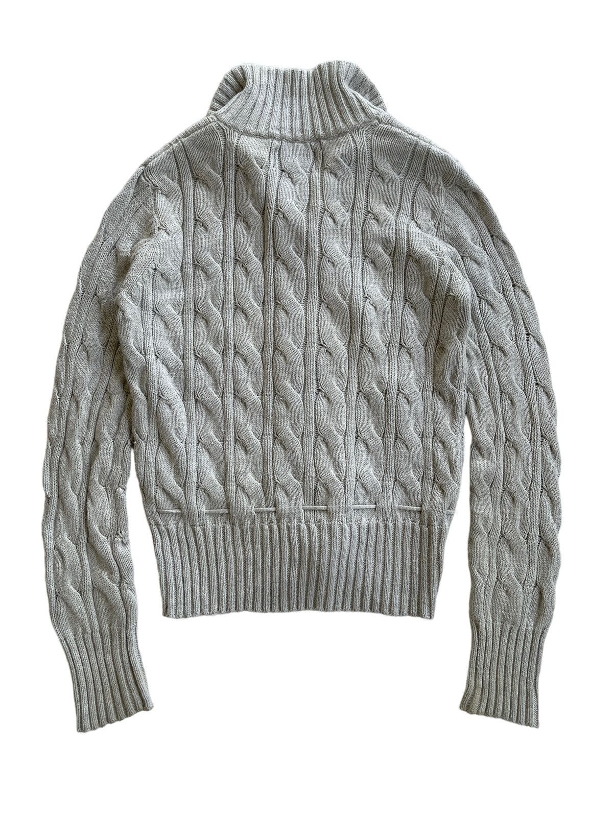 Polo Ralph Lauren Polo RL Cable Knitted Cardigan Jacket Size L / US 10 / IT 46 - 8 Thumbnail