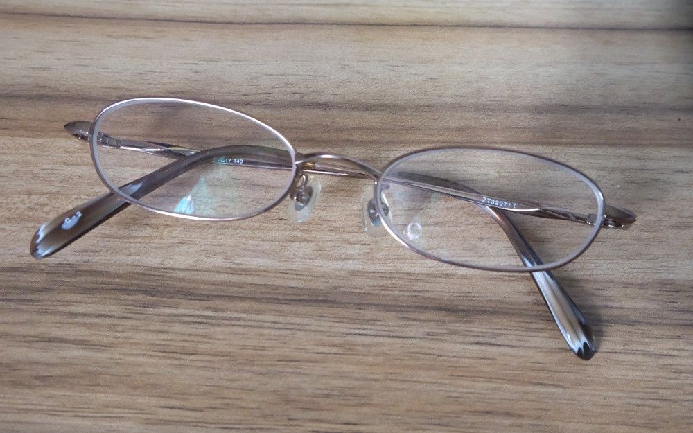 Japanese Brand Zoff Glasses Bronze Copper Slim Frame Size ONE SIZE - 1 Thumbnail
