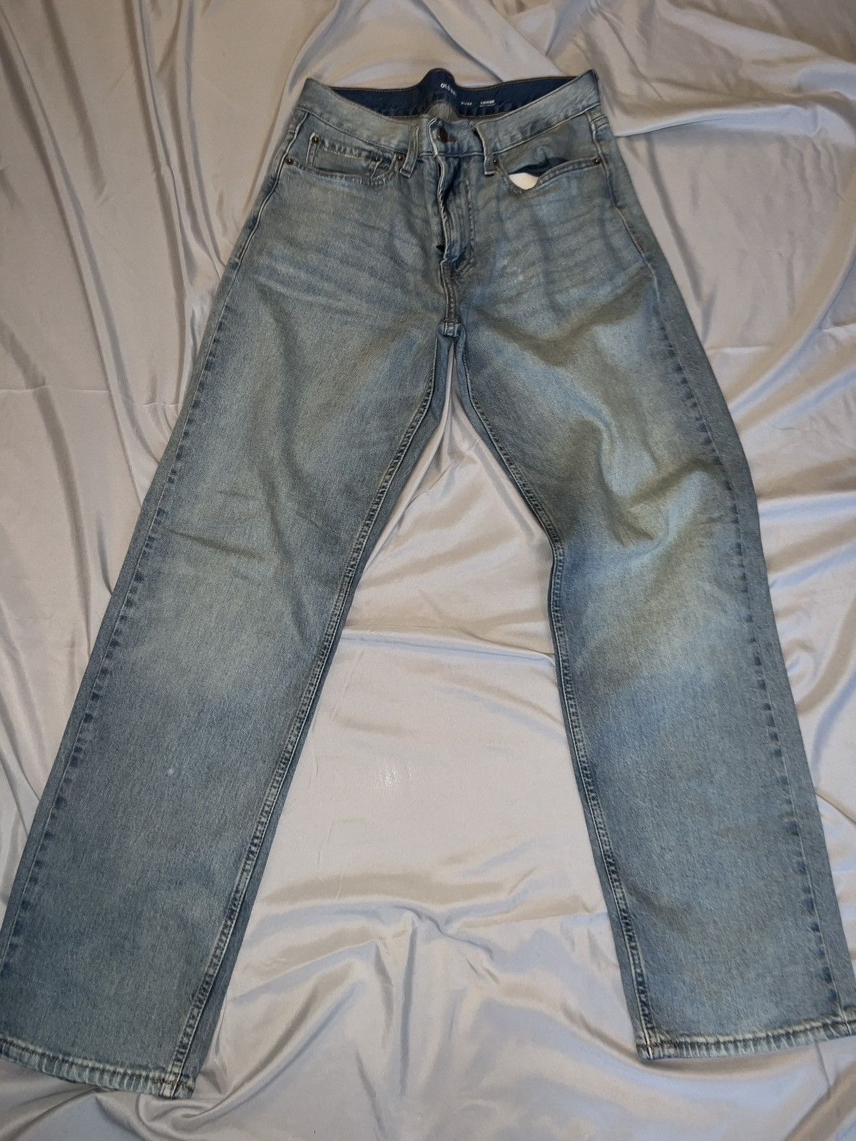 Vintage Baggy Acid Wash Jeans Size US 31 - 1 Thumbnail
