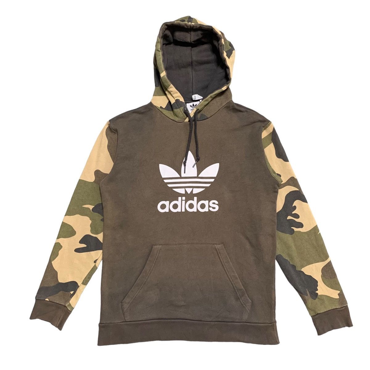 Adidas Adidas Big Logo Camo Hoodie Size US M / EU 48-50 / 2 - 1 Thumbnail