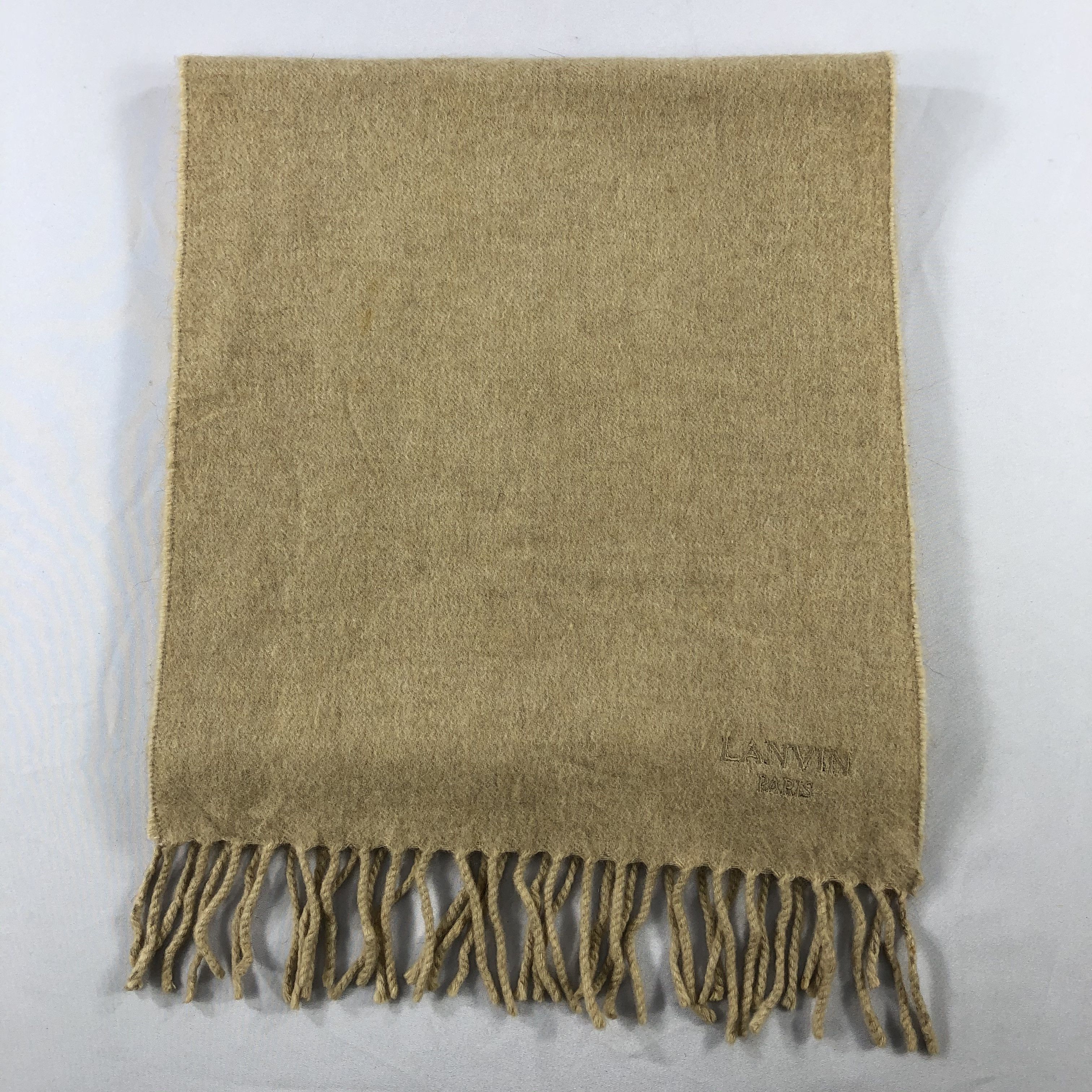 Lanvin × Vintage Vintage Lanvin Scarf Muffler - WW3363 Size ONE SIZE - 2 Thumbnail