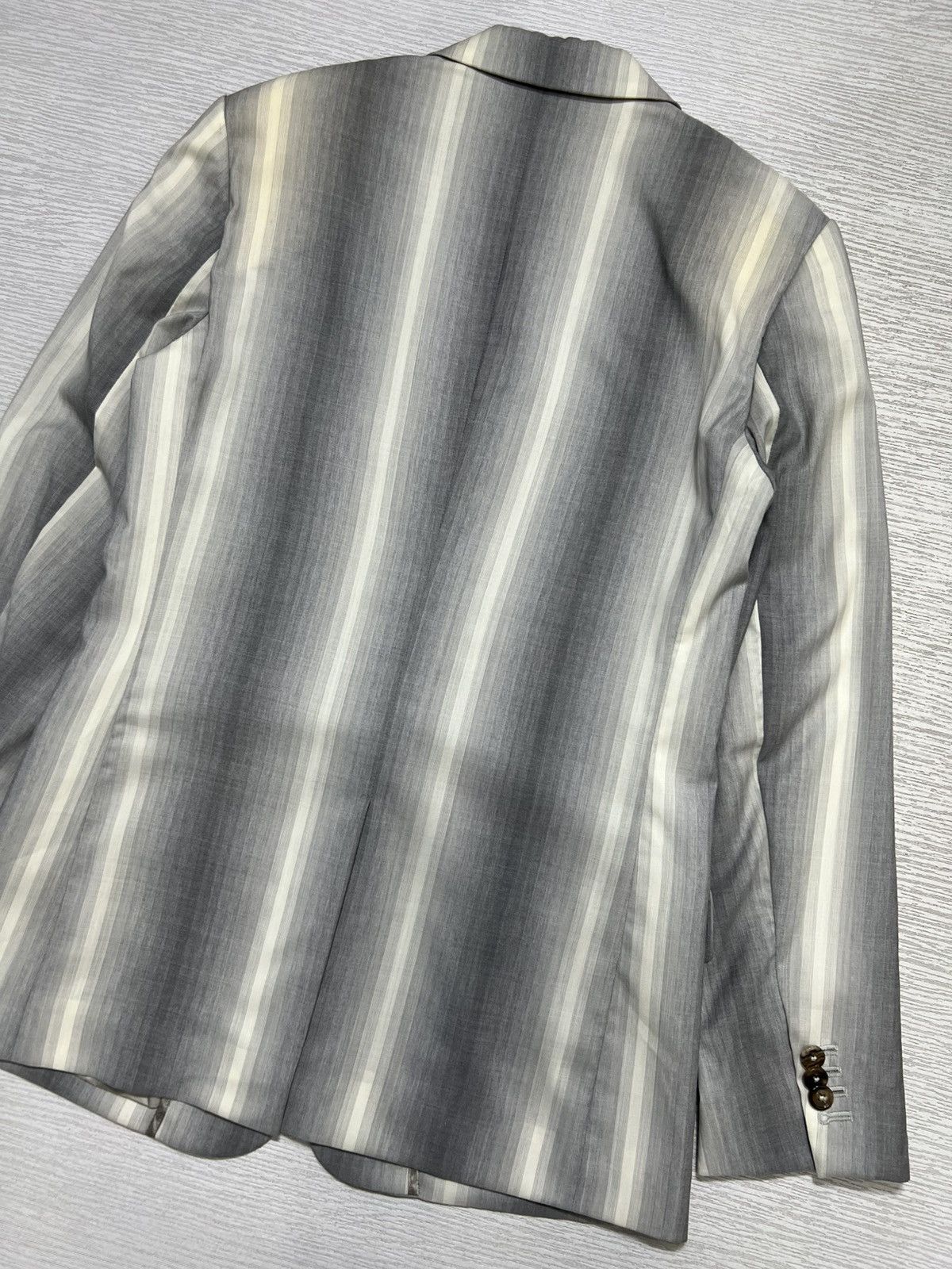 Maison Margiela Maison Margiela - S/S 13’ - Vertical Striped Blazer Size 46S - 10 Thumbnail