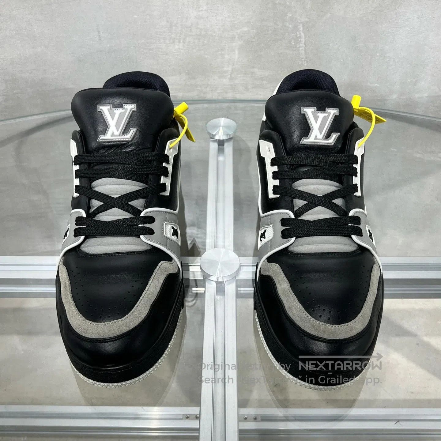 Louis Vuitton Louis Vuitton Trainer Black Cement shoes Size US 10.5 / EU 43-44 - 2 Thumbnail