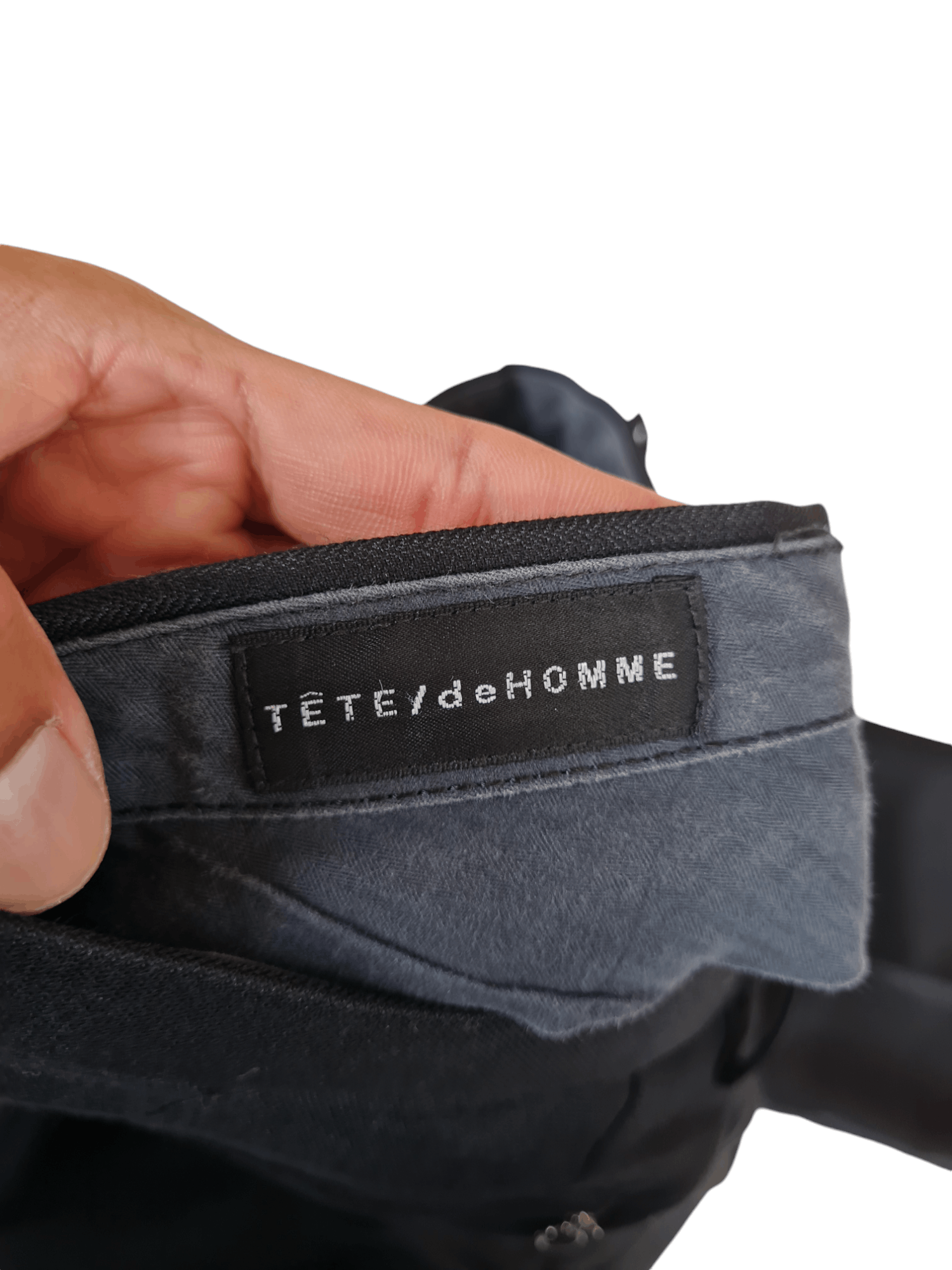 Japanese Brand × Tete Homme Tete Homme Black Pants Size US 30 / EU 46 - 7 Thumbnail
