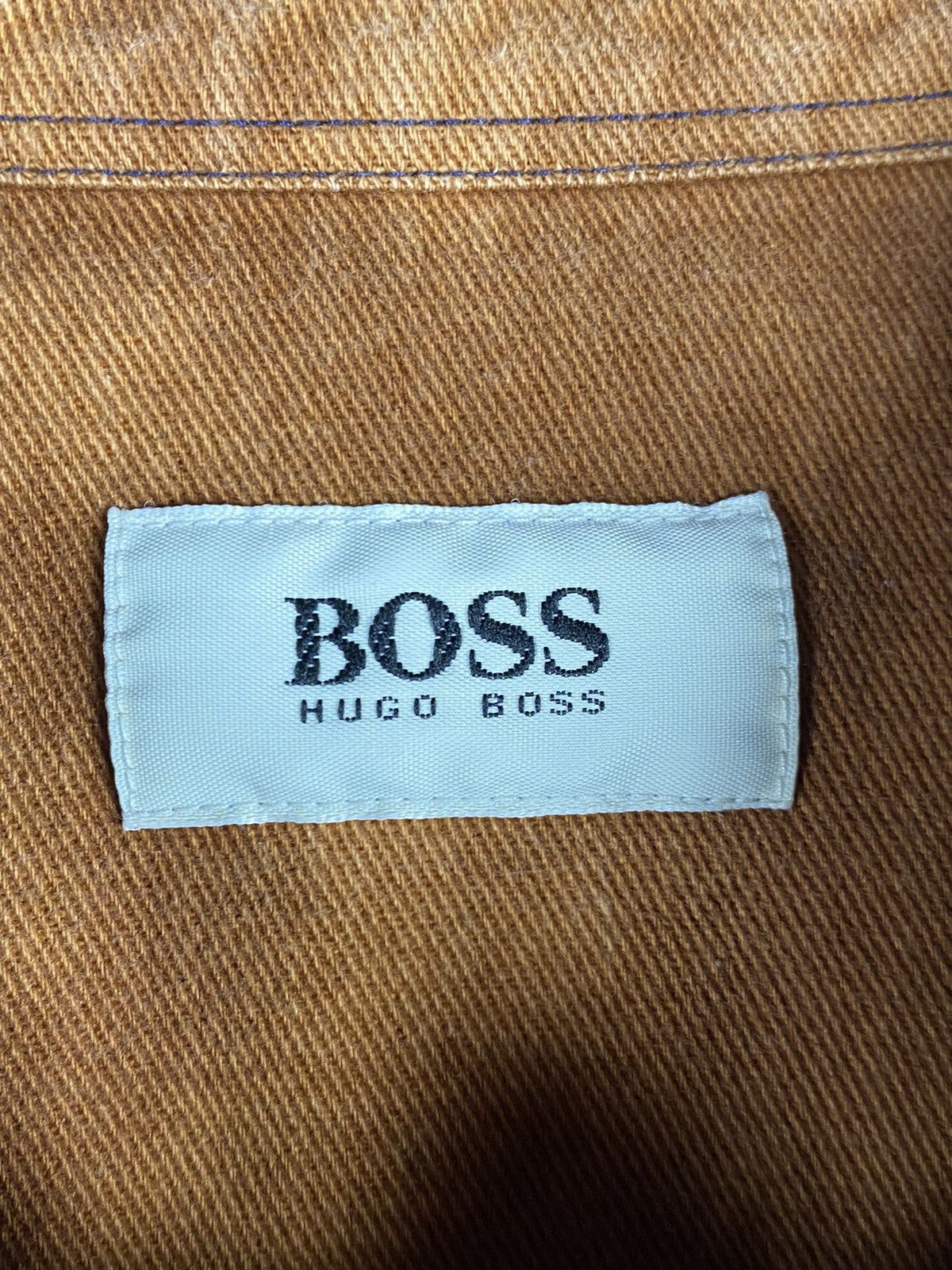 Hugo Boss × Vintage Vintage Rare Hugo Boss Follow The Flag Button Up Shirt Size US XXL / EU 58 / 5 - 16 Thumbnail