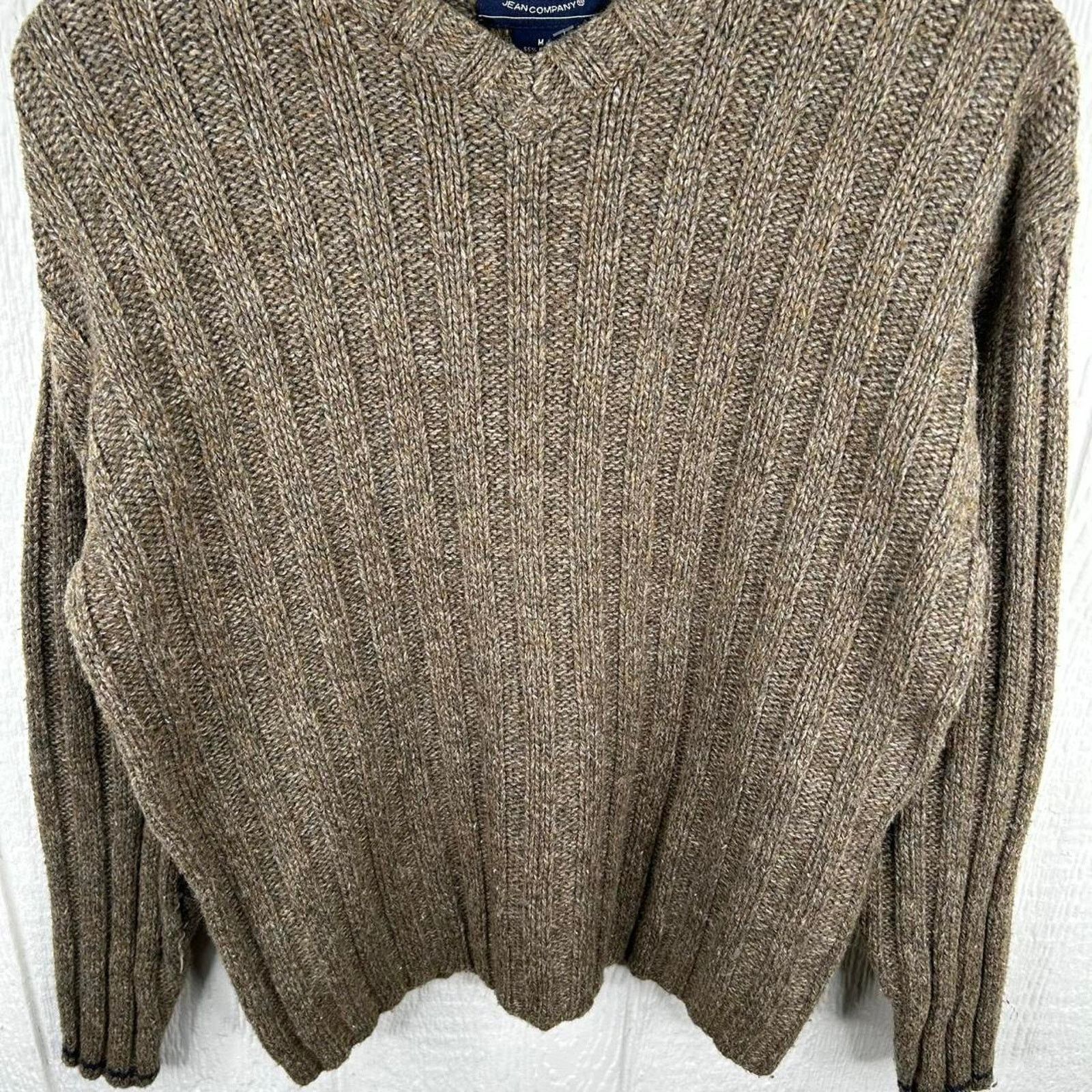 Sonoma Vintage 90’s Sonoma Tan Tight-Knit Sweater Size Medium Size M / US 6-8 / IT 42-44 - 7 Thumbnail