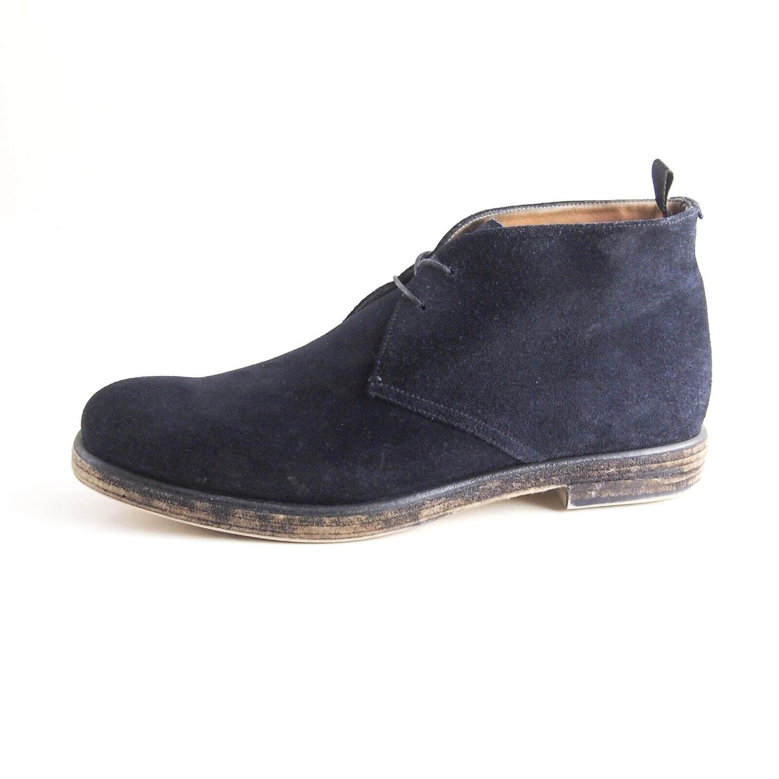 Giorgio Armani Giorgio Armani Chukka Boots Blue Suede Size US 10.5 EU 43.5 Size US 10.5 / EU 43-44 - 1 Thumbnail