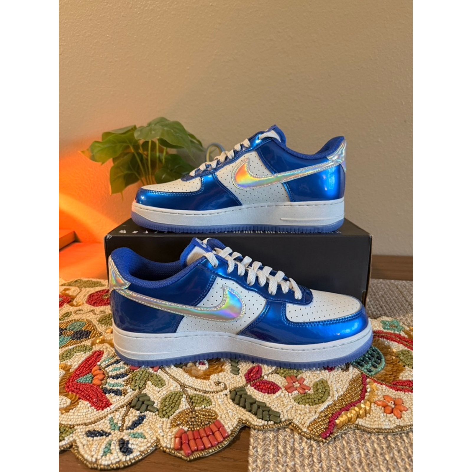 Nike Nike Air Force 1 Low '07 LV8 Light Photo Blue Photon Dust Size US 12 / EU 45 - 2 Thumbnail