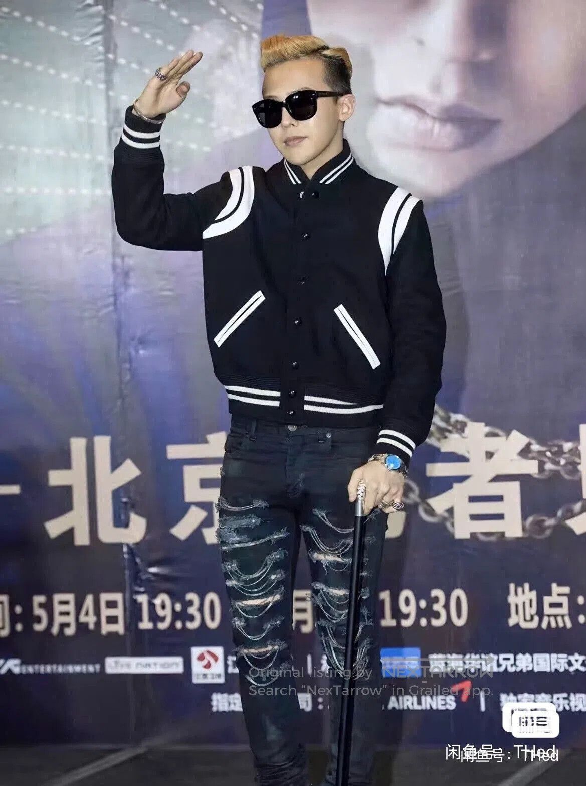 Saint Laurent Paris Saint Laurent Teddy Wool Baseball Jacket. Size US L / EU 52-54 / 3 - 9 Thumbnail