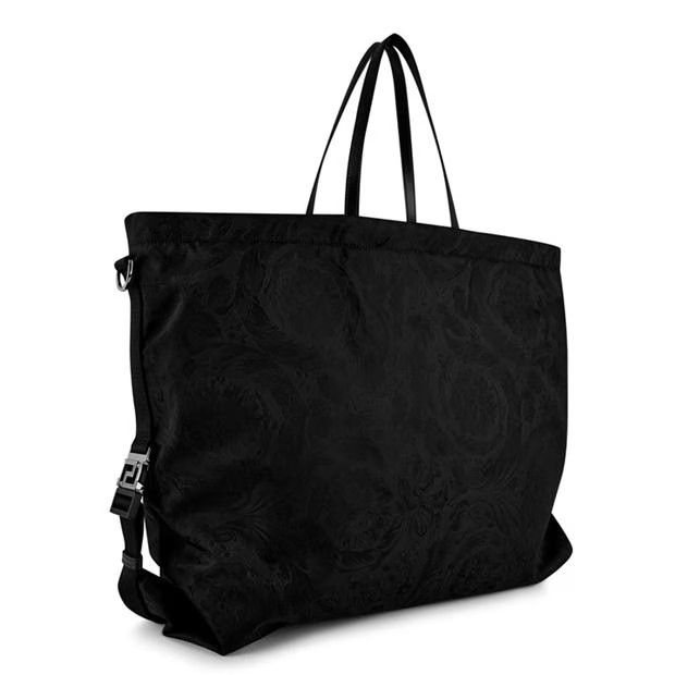 Versace o1g2r1mq0824 Size: OS / Barocco Large Tote Bag in Black Size ONE SIZE - 2 Thumbnail