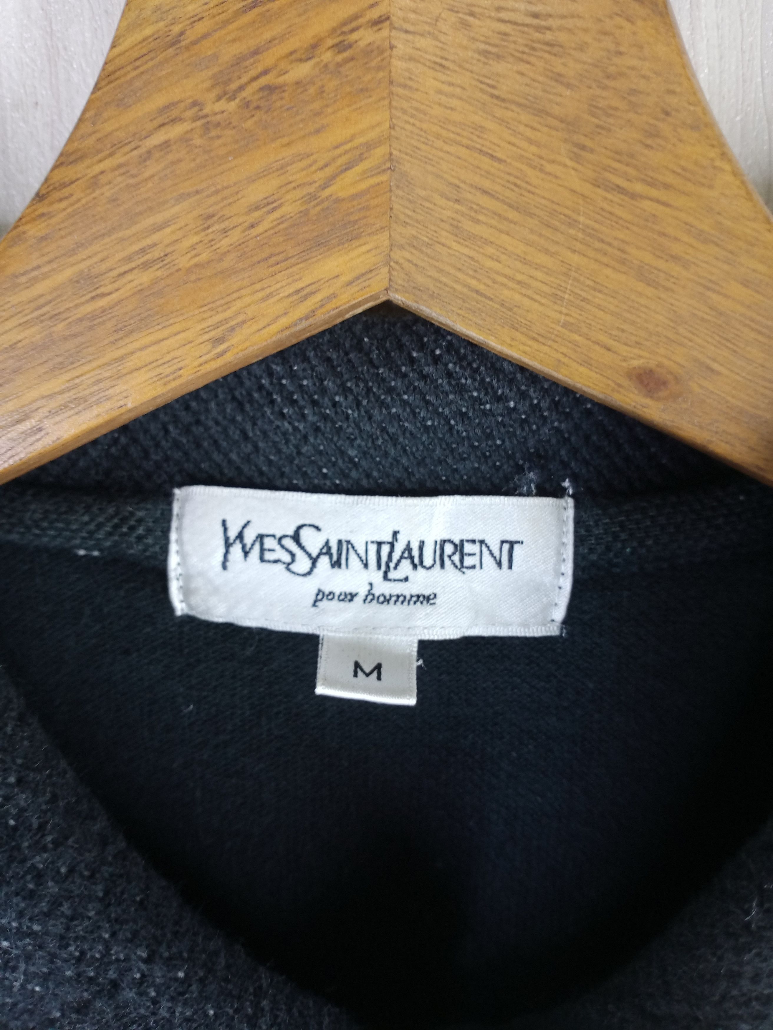 Yves Saint Laurent Rare Vintage 90s Yves Saint Laurent Pour Homme Polo Shirt Size US M / EU 48-50 / 2 - 6 Thumbnail