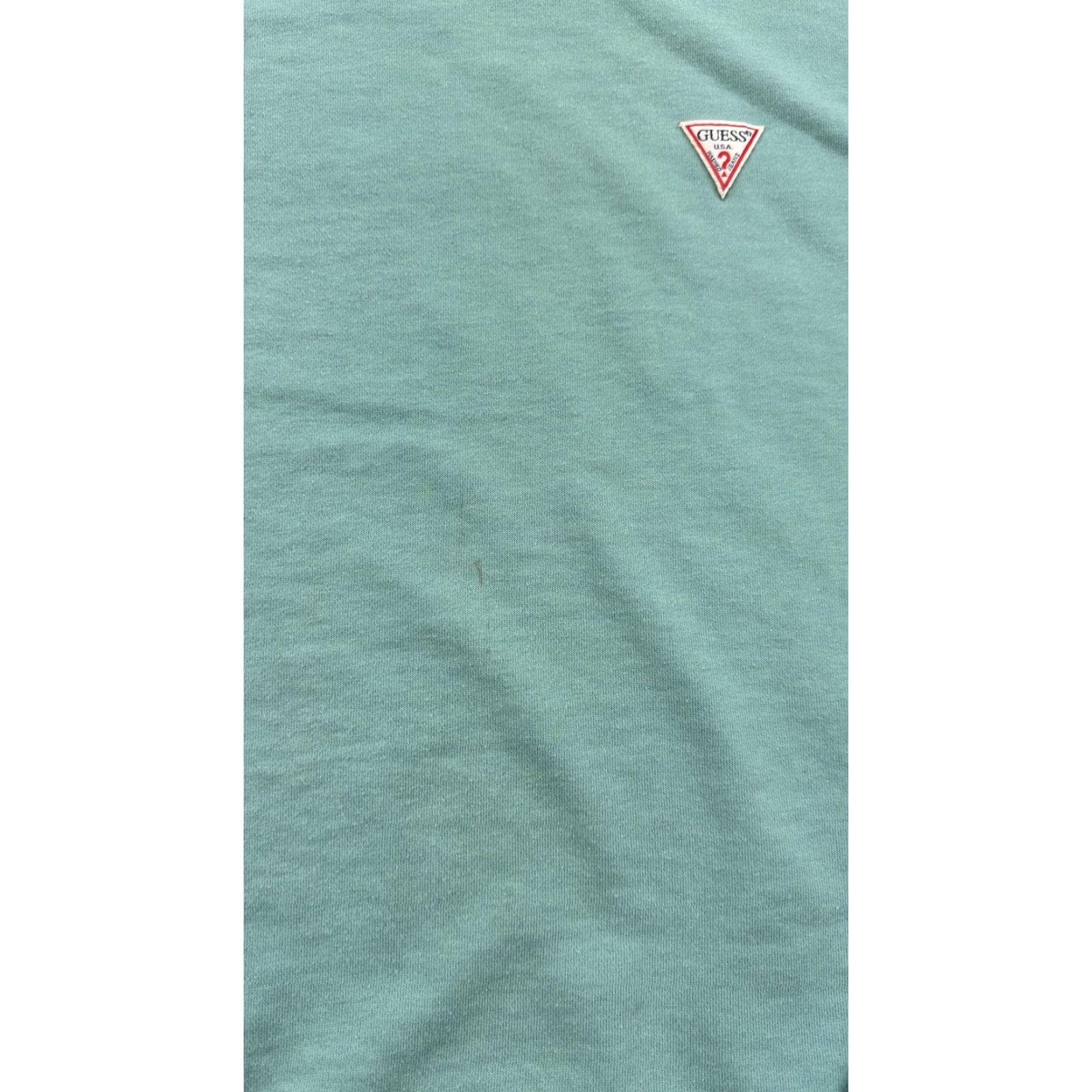 Guess Guess Sweatshirt Mens Small Green Crewneck Pullover Triangle Logo Casual Sweater Size US S / EU 44-46 / 1 - 2 Thumbnail