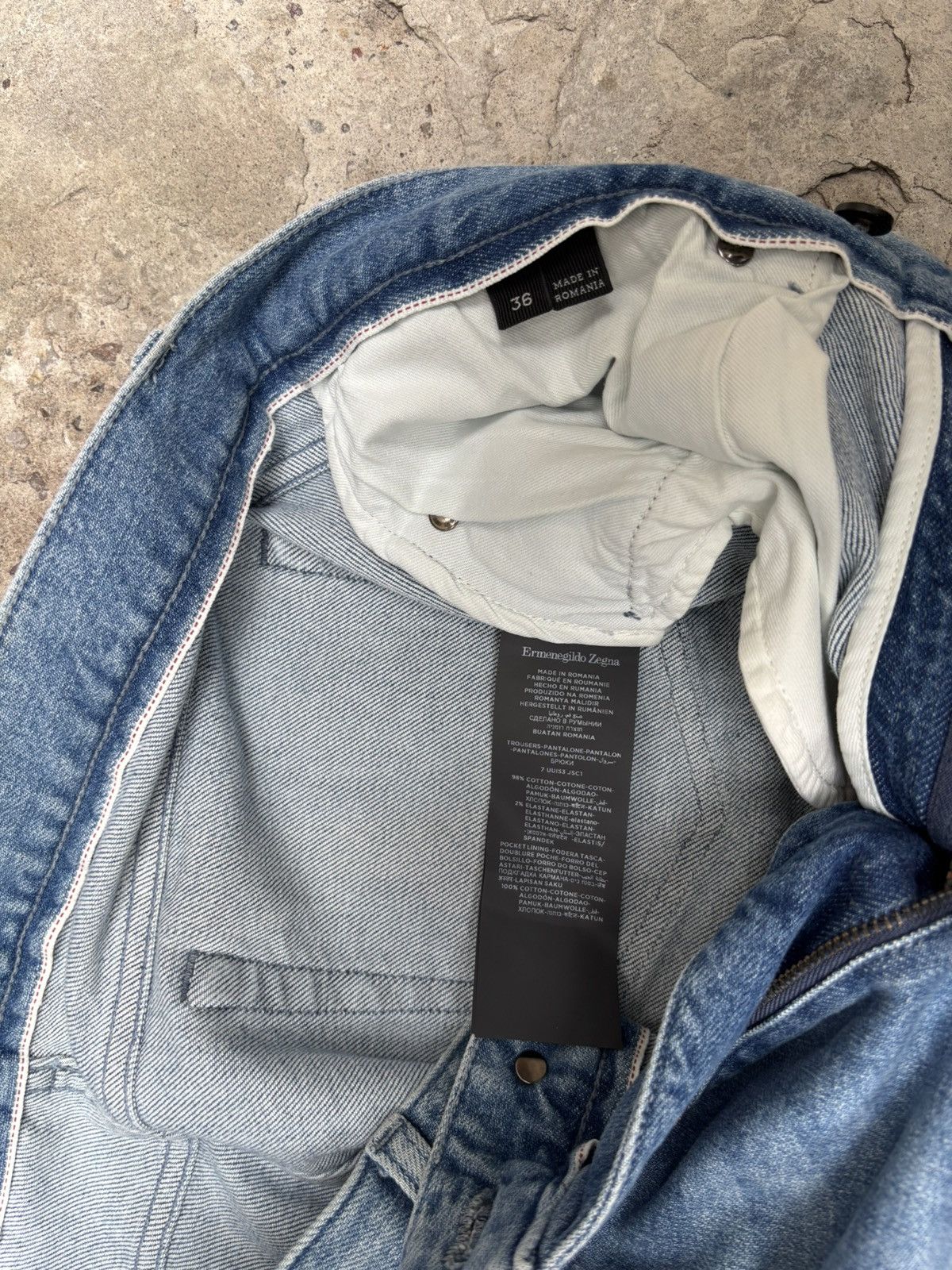 Ermenegildo Zegna SELVEDGE JEANS ERMENEGILDO Size US 36 / EU 52 - 4 Thumbnail