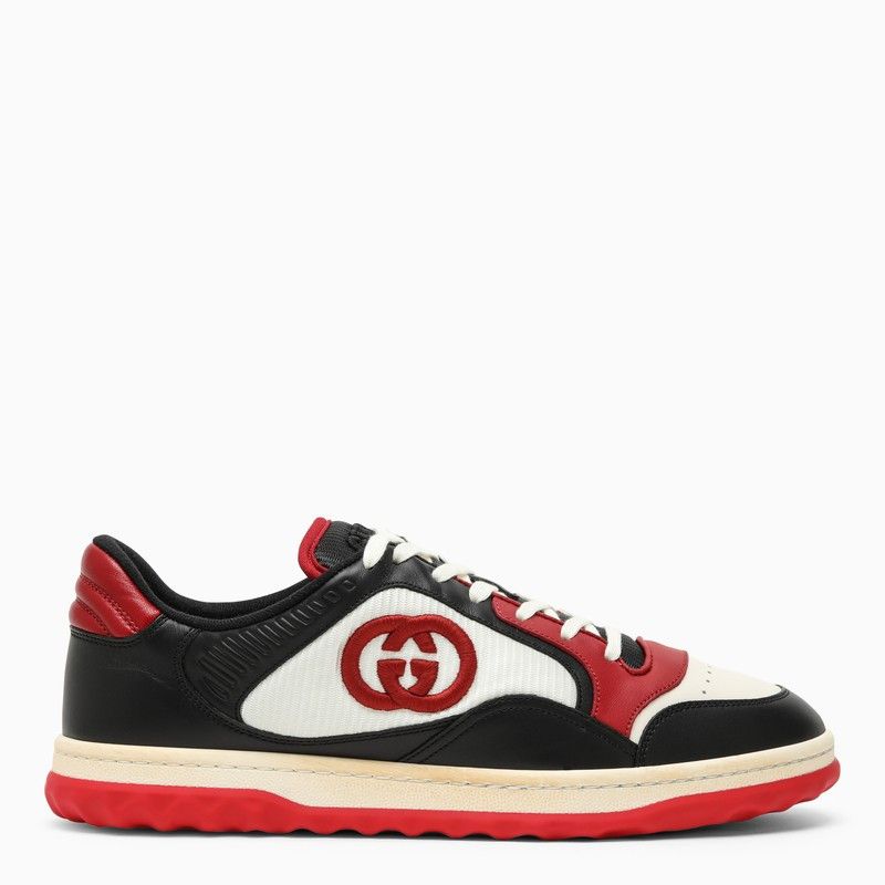 image of Gucci Low Mac80 White/black/red Sneaker, Men's (Size 10)