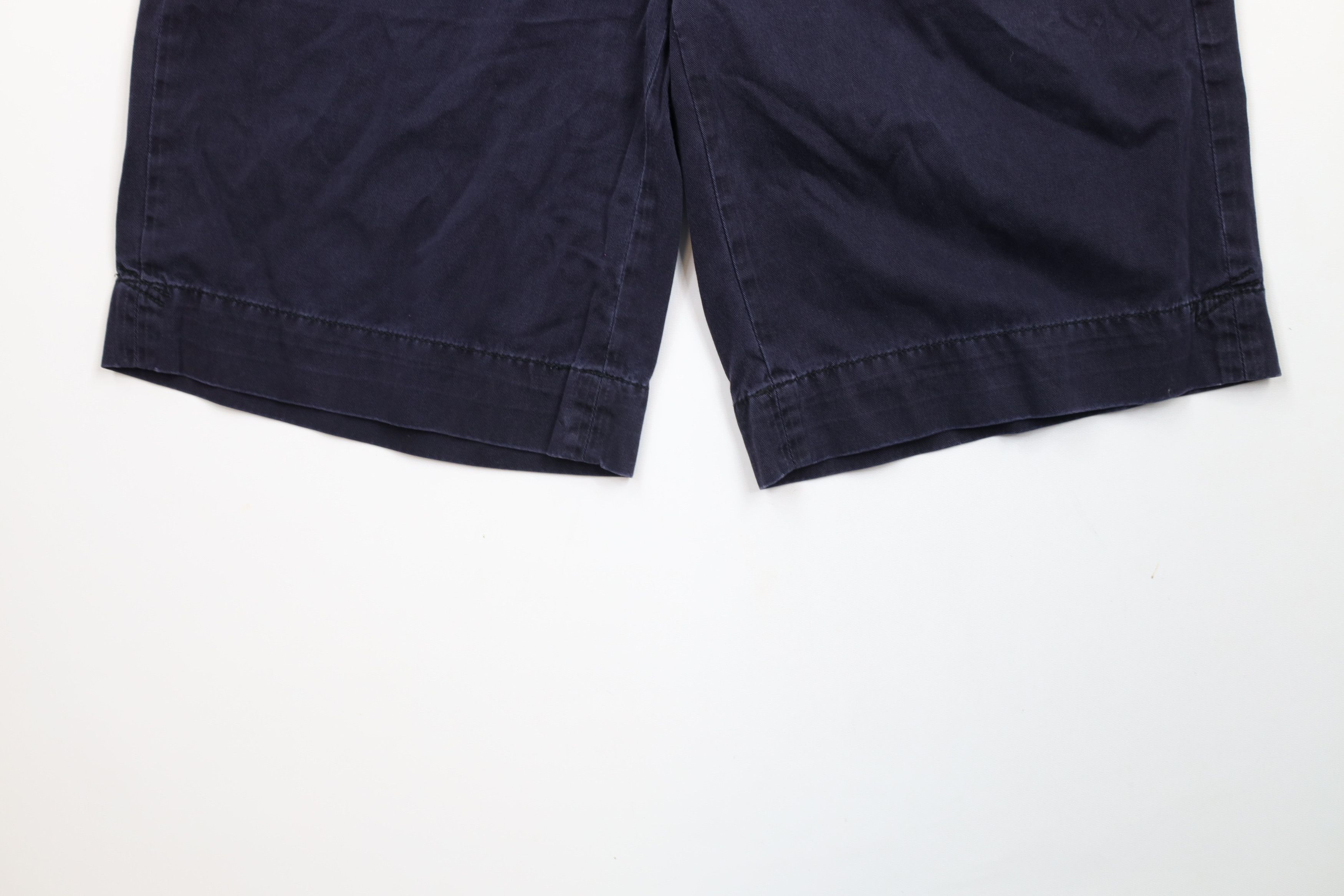 Polo Ralph Lauren Vintage 90s Ralph Lauren Heavyweight Cotton Shorts Blue Size US 30 / EU 46 - 4 Thumbnail