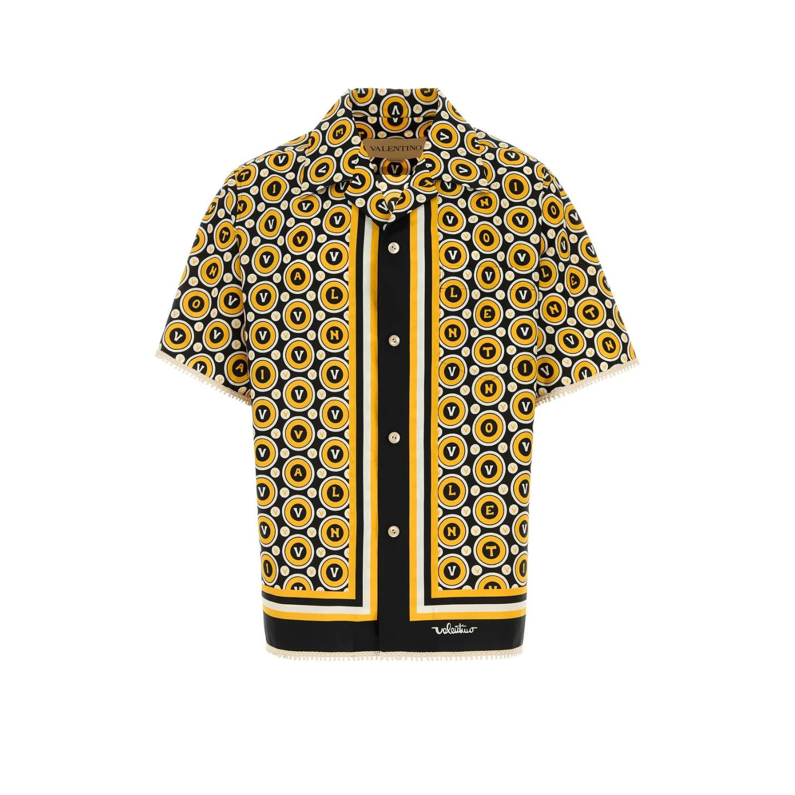 VALENTINO Printed Poplin Shirt New & Authentic (Men's size:4