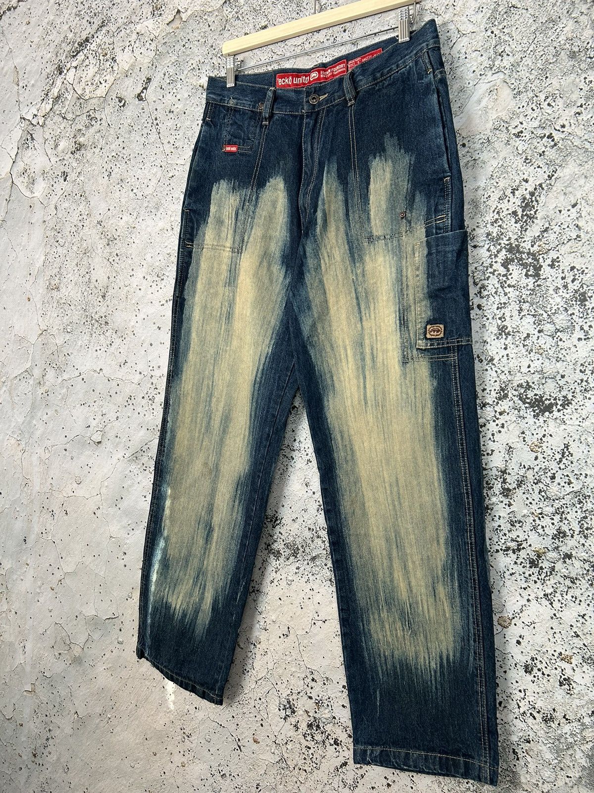 Ecko Unltd. Vintage Ecko Unltd Baggy Denim Jeans Wide Legs Rap Drill Y2K Size US 32 / EU 48 - 3 Thumbnail
